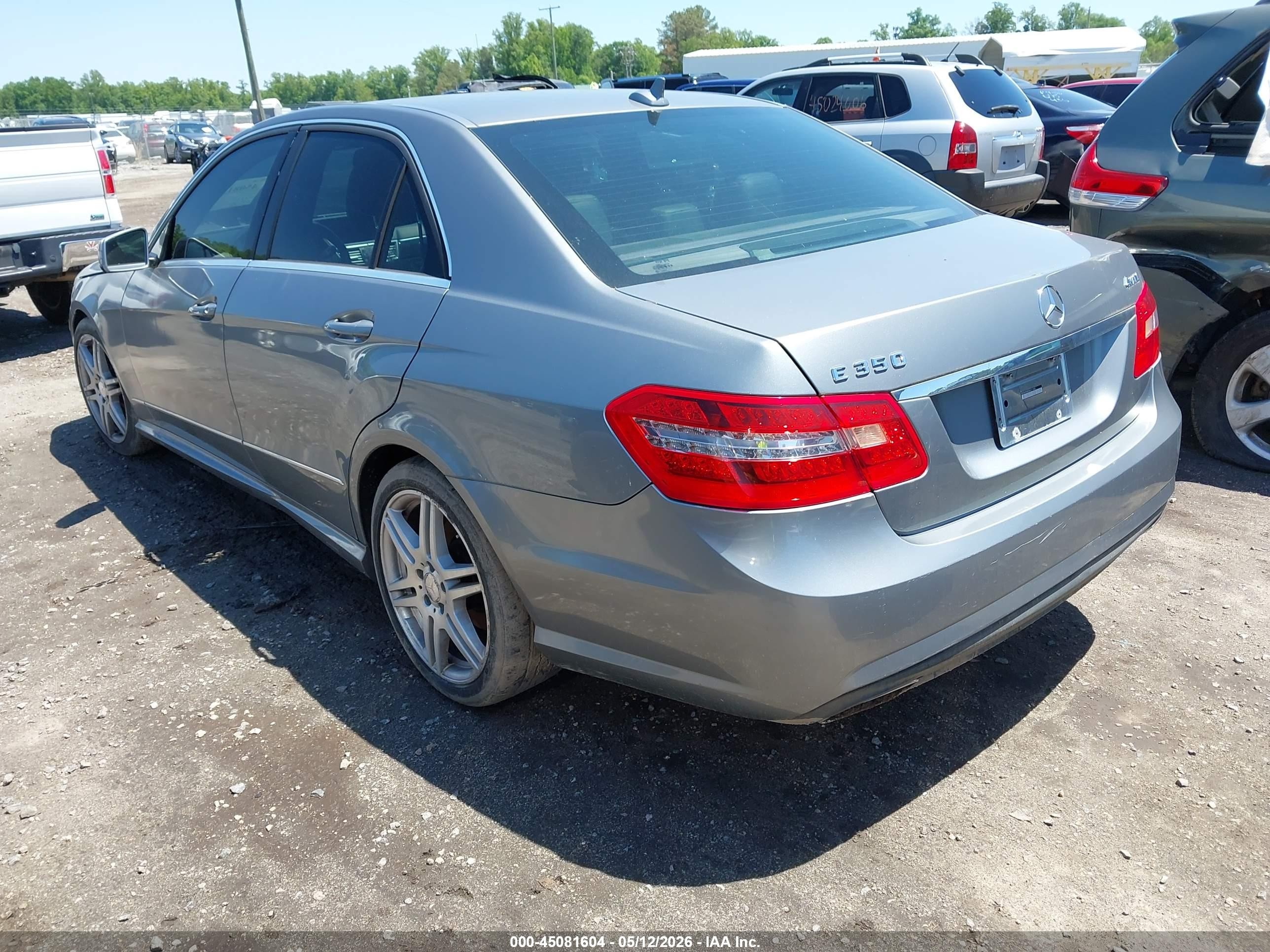 2011 Mercedes-benz E 350 4matic Gray vin: WDDHF8HB0BA311940