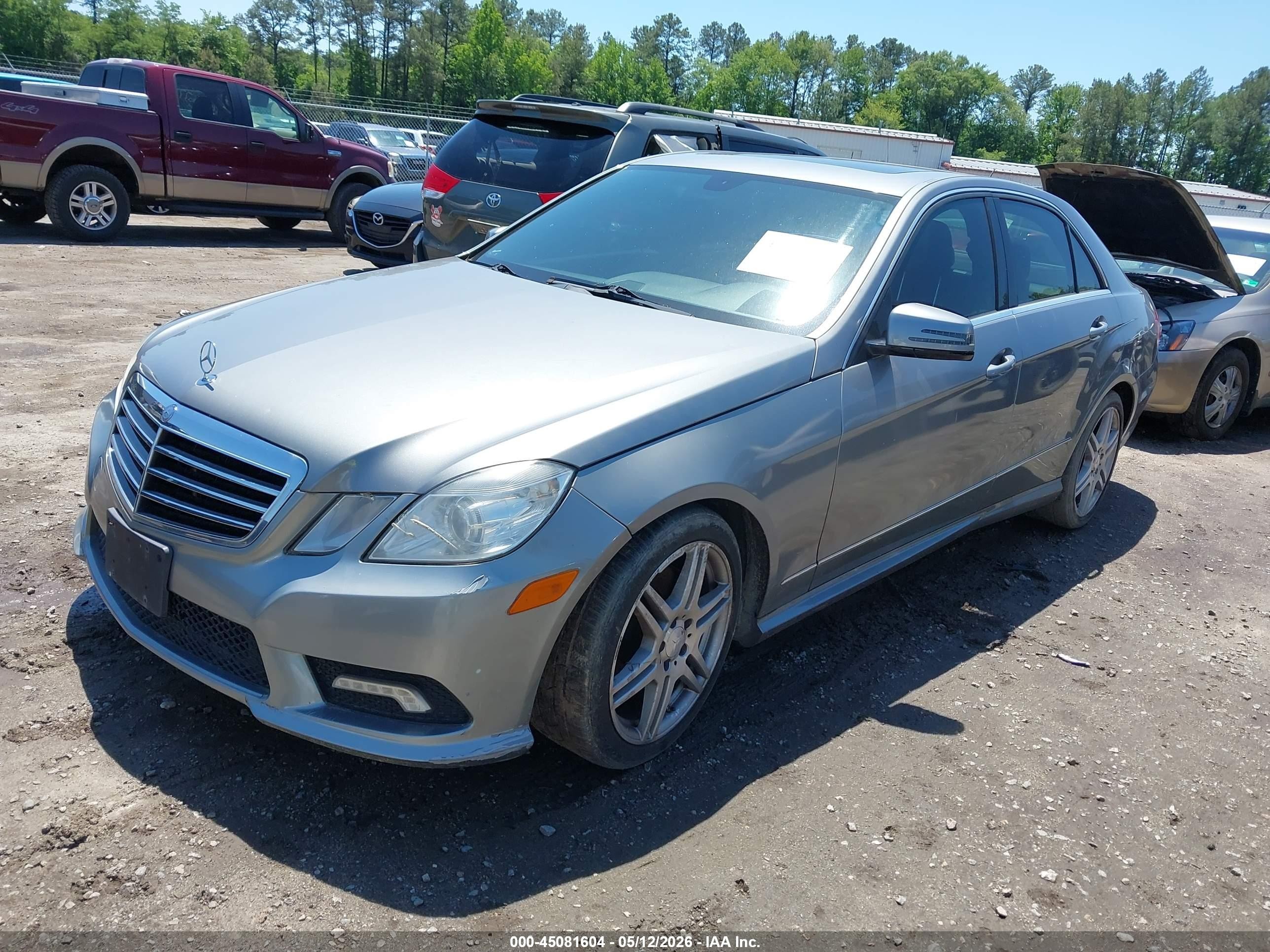 2011 Mercedes-benz E 350 4matic Gray vin: WDDHF8HB0BA311940