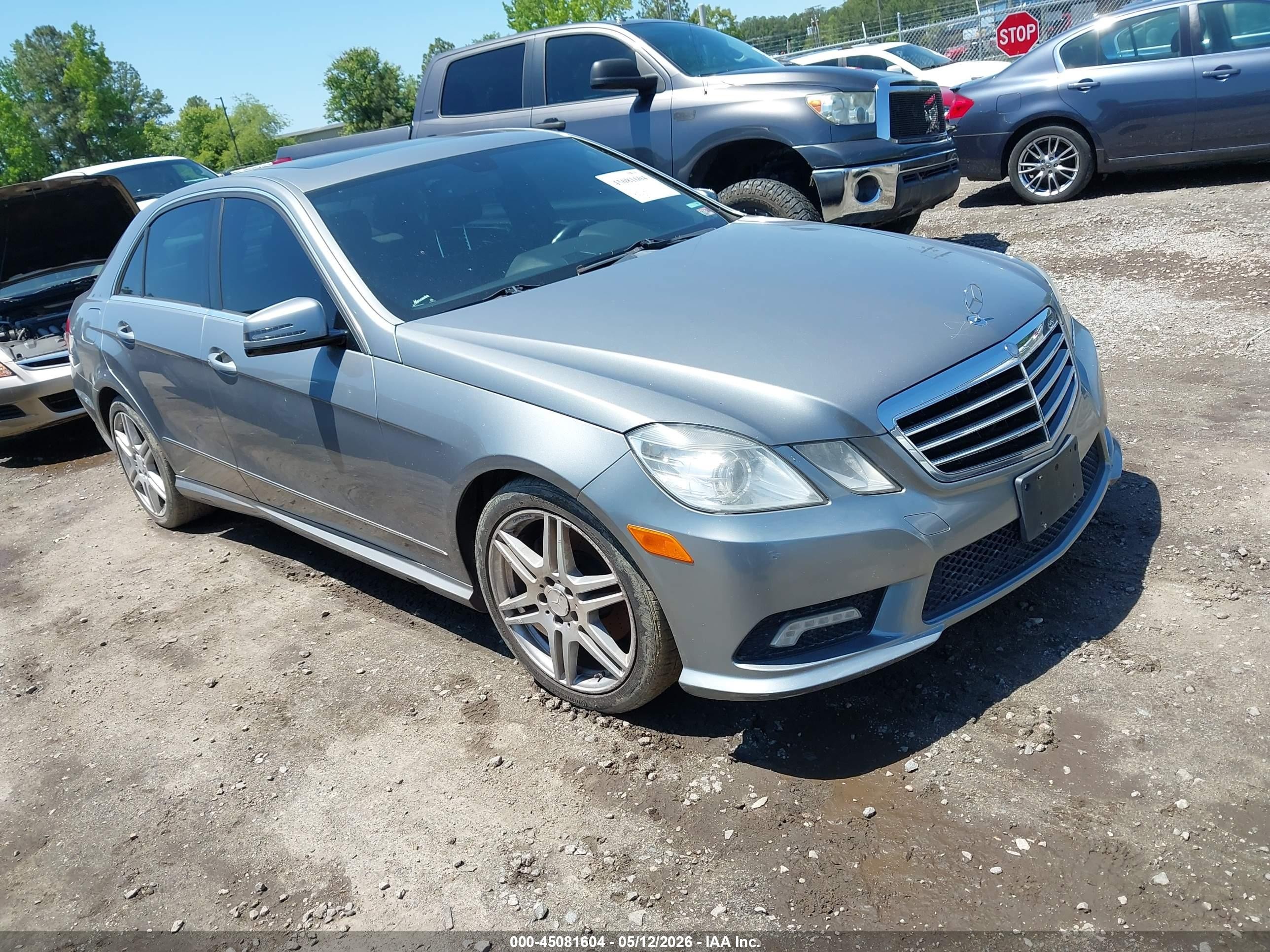 2011 Mercedes-benz E 350 4matic Gray vin: WDDHF8HB0BA311940