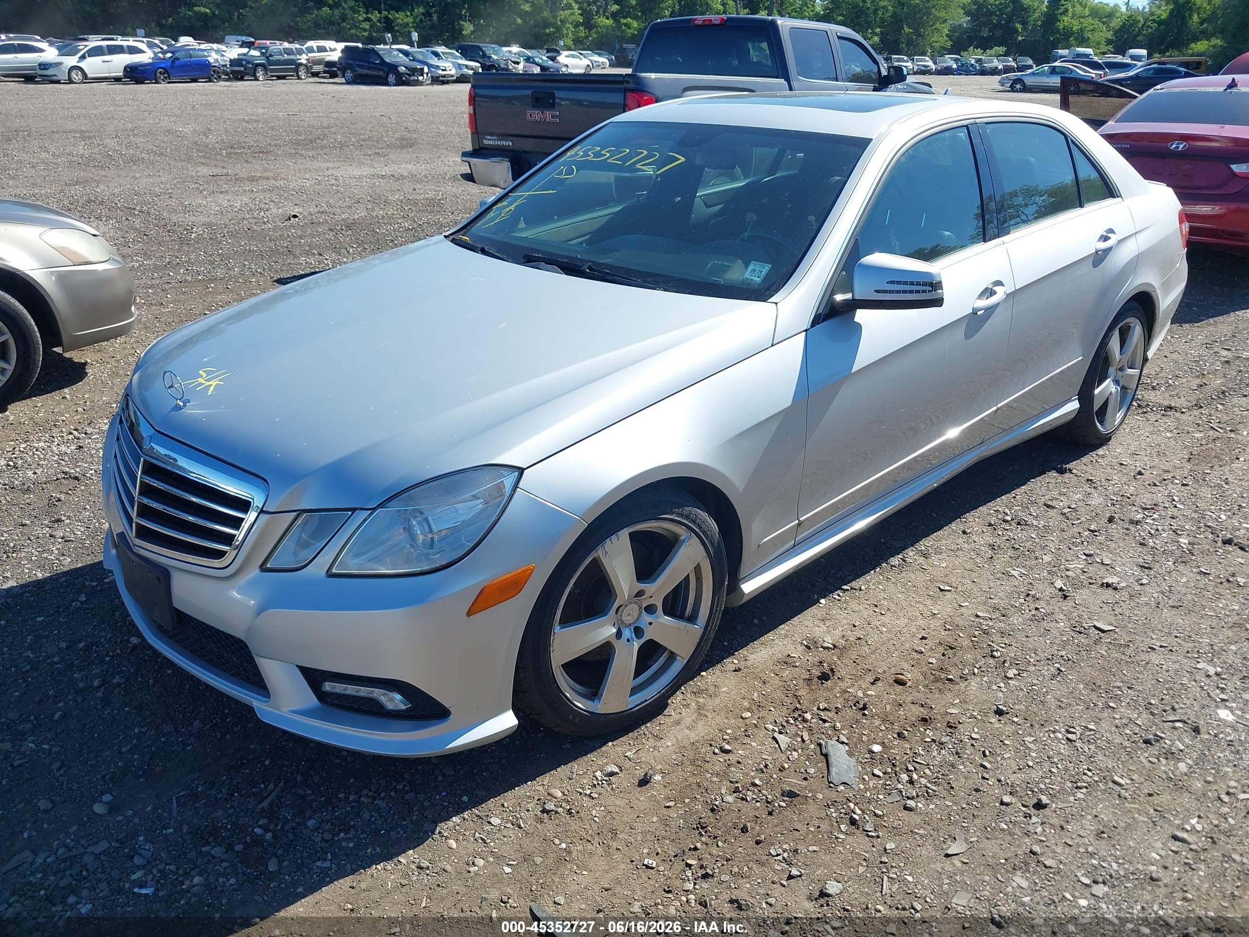 2011 Mercedes-benz E 350 4matic Silver vin: WDDHF8HB0BA426683