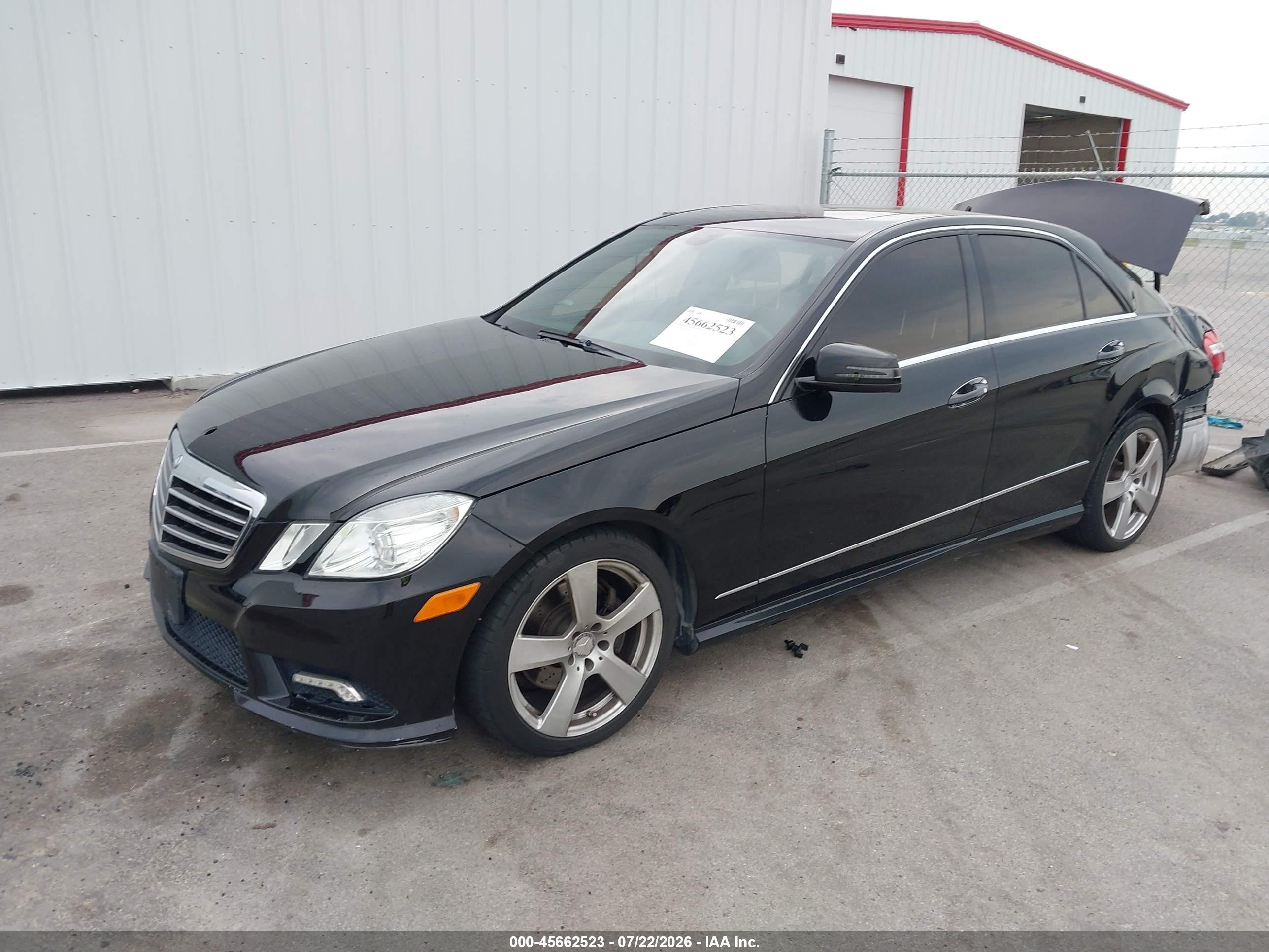2011 Mercedes-benz E 350 4matic Black vin: WDDHF8HB0BA435500