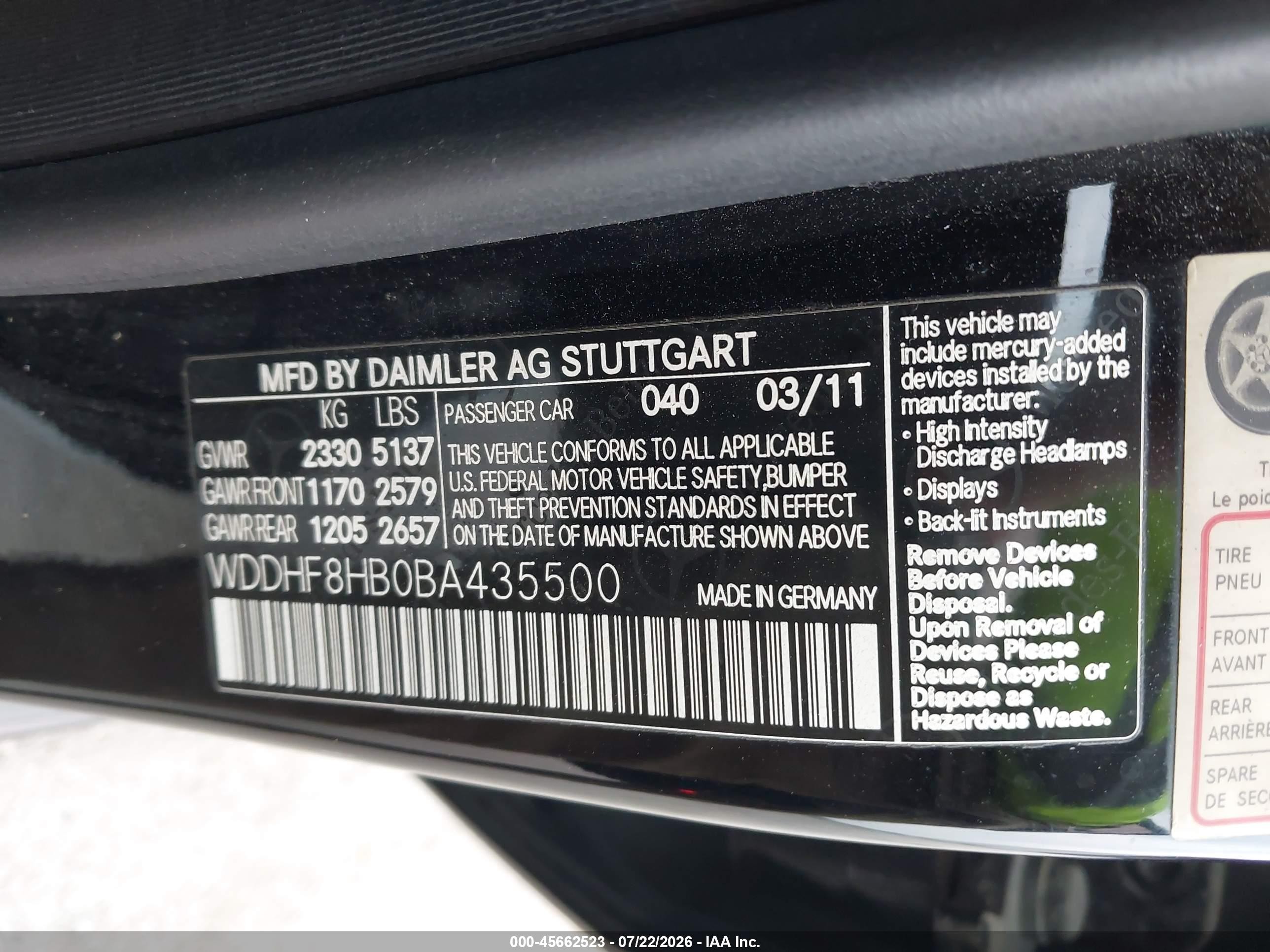 2011 Mercedes-benz E 350 4matic Black vin: WDDHF8HB0BA435500