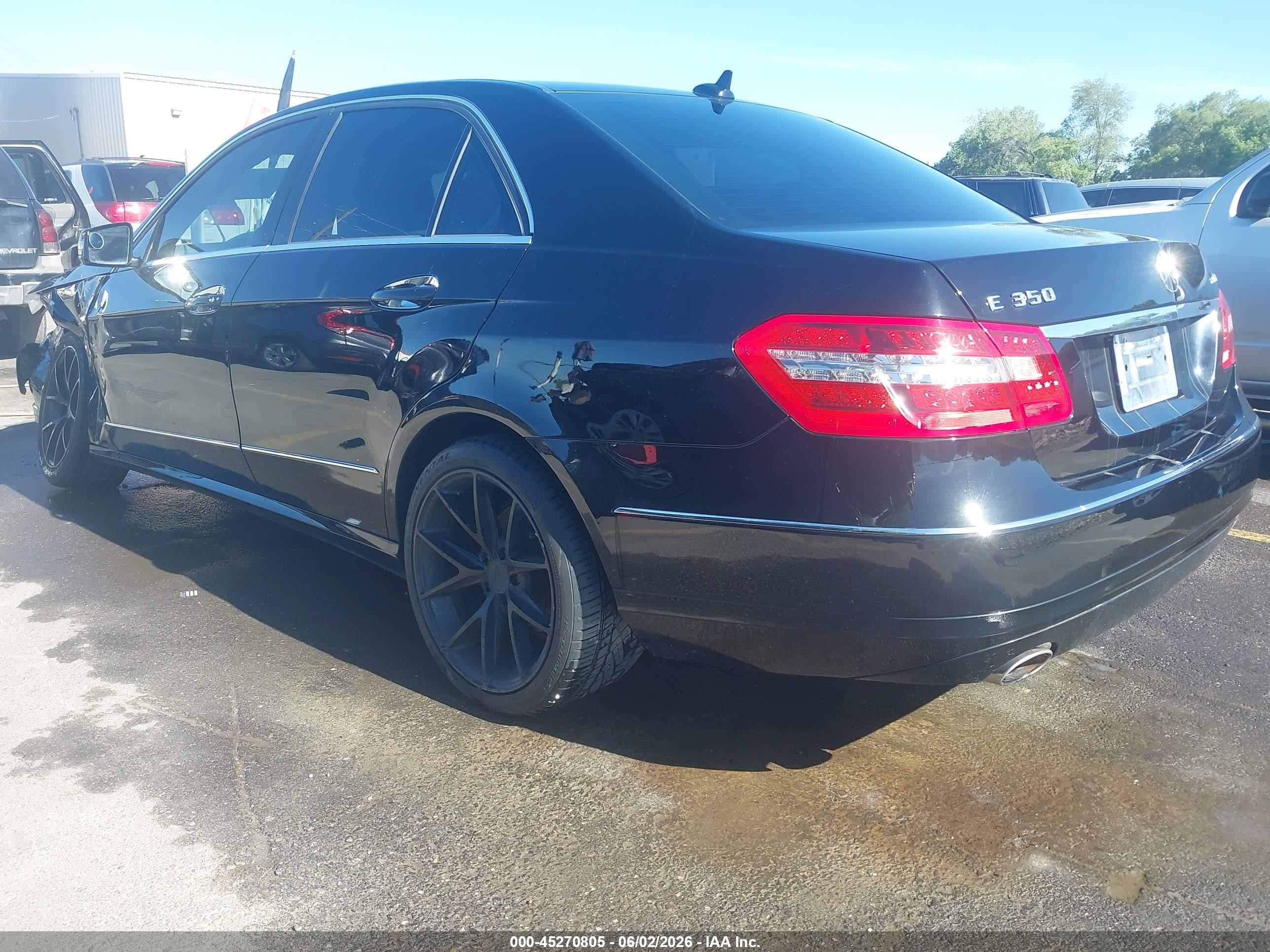 2011 Mercedes-benz E 350 4matic Black vin: WDDHF8HB0BA509403