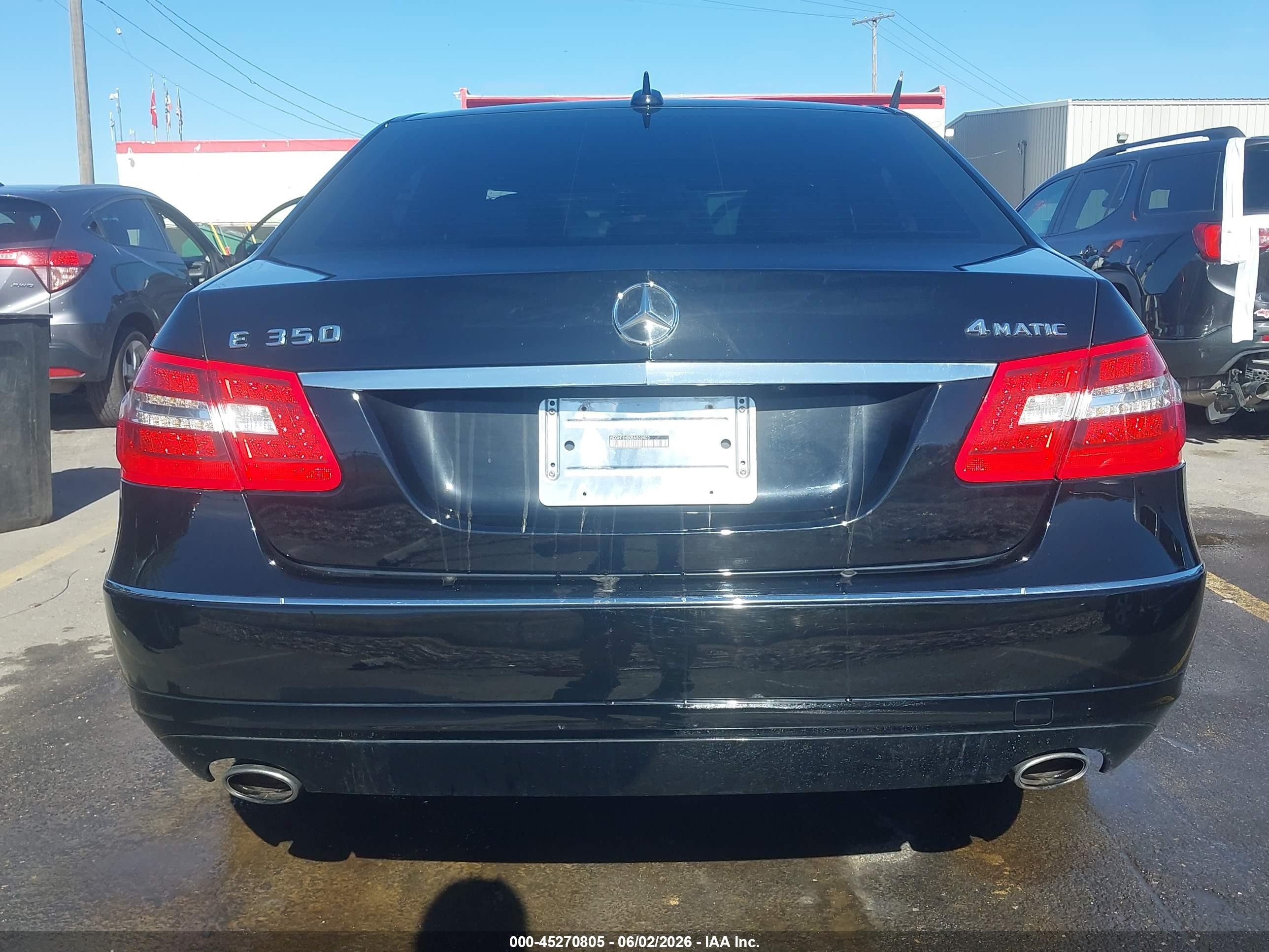 2011 Mercedes-benz E 350 4matic Black vin: WDDHF8HB0BA509403