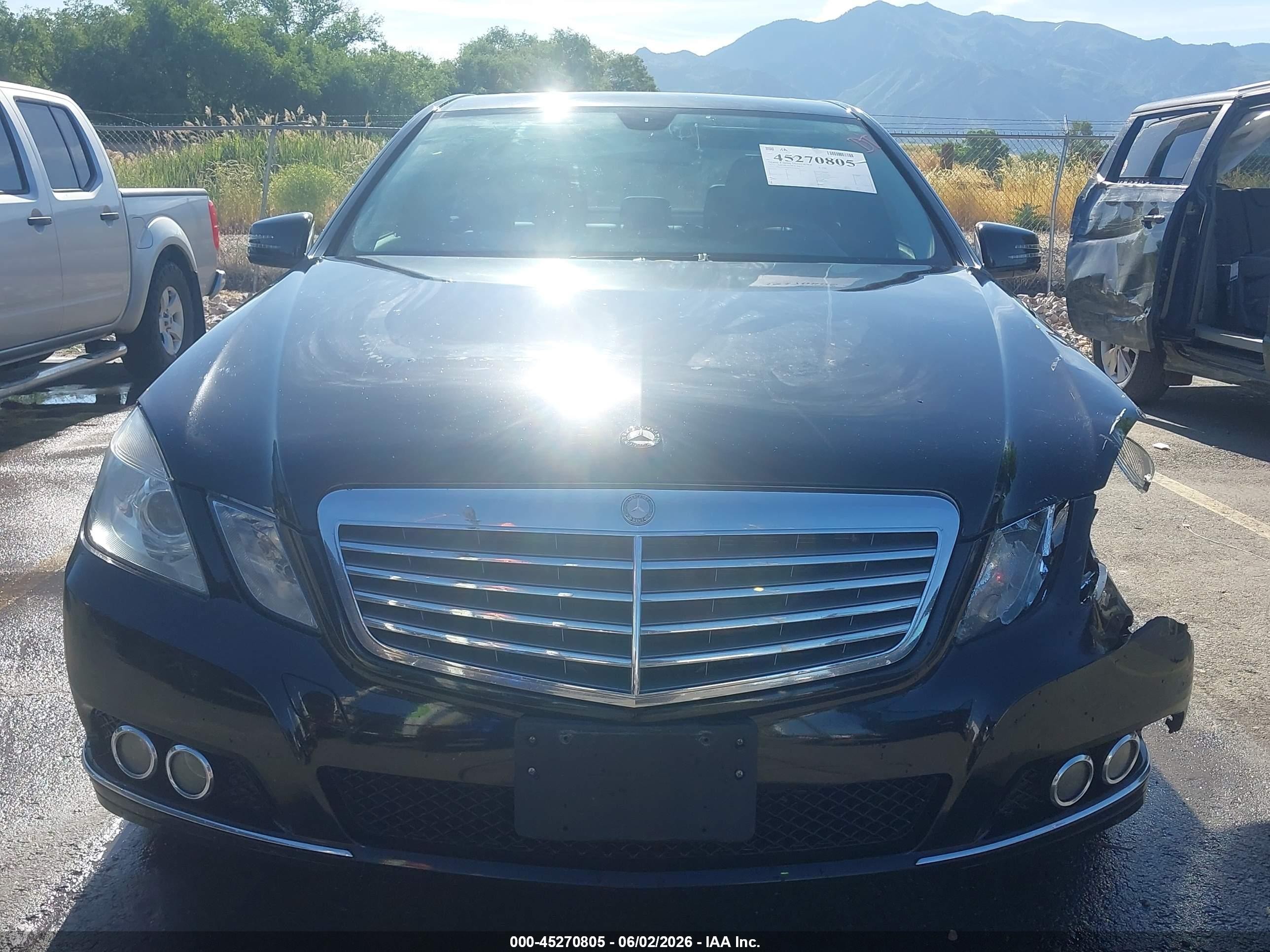 2011 Mercedes-benz E 350 4matic Black vin: WDDHF8HB0BA509403