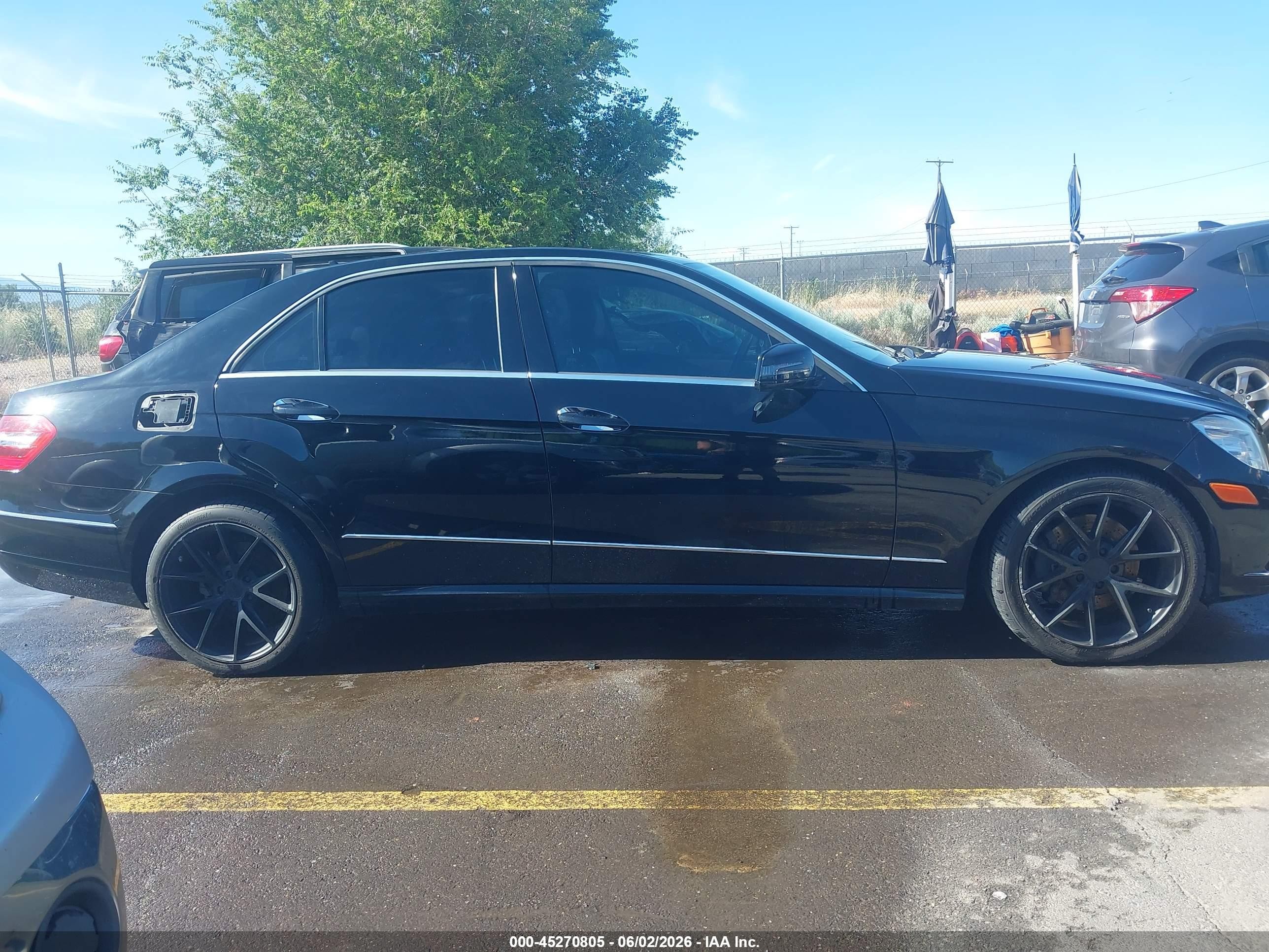 2011 Mercedes-benz E 350 4matic Black vin: WDDHF8HB0BA509403