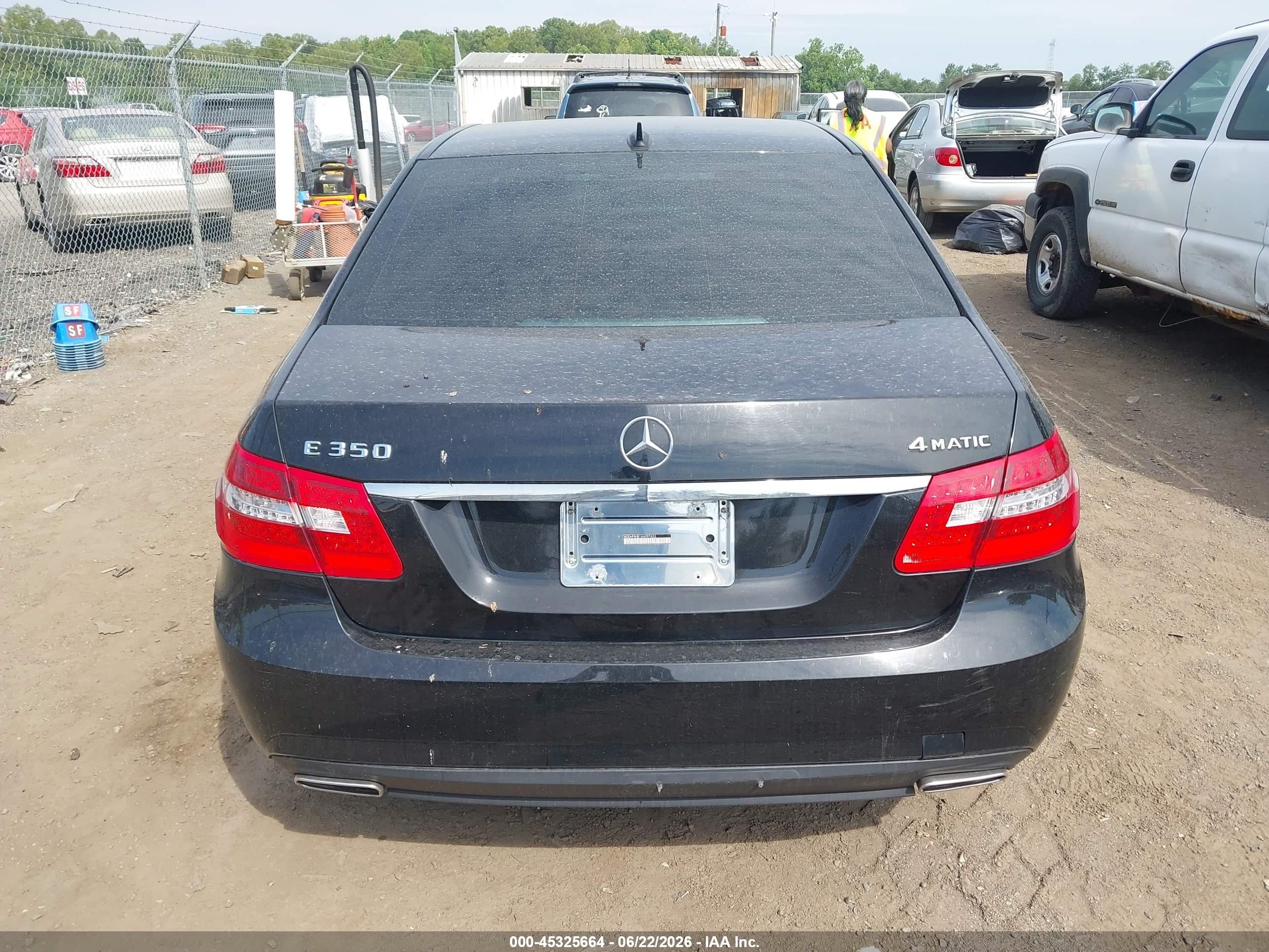 2010 Mercedes-benz E 350 4matic Black vin: WDDHF8HB1AA097653