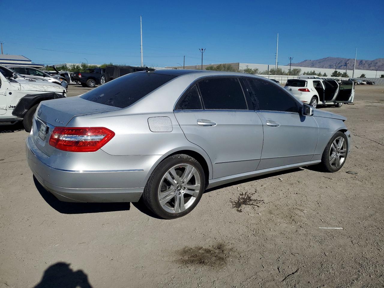 2010 Mercedes-benz E 350 4matic Silver vin: WDDHF8HB1AA178720