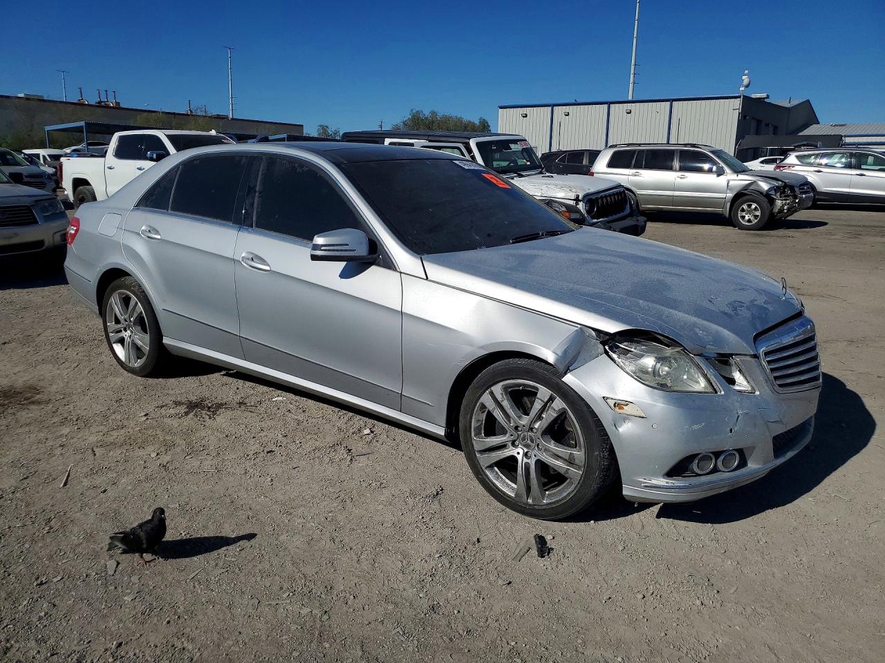 2010 Mercedes-benz E 350 4matic Silver vin: WDDHF8HB1AA178720