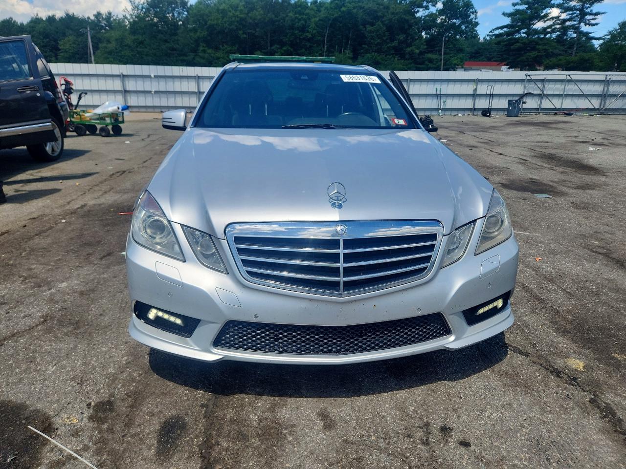 2011 Mercedes-benz E 350 4matic Silver vin: WDDHF8HB1BA271979