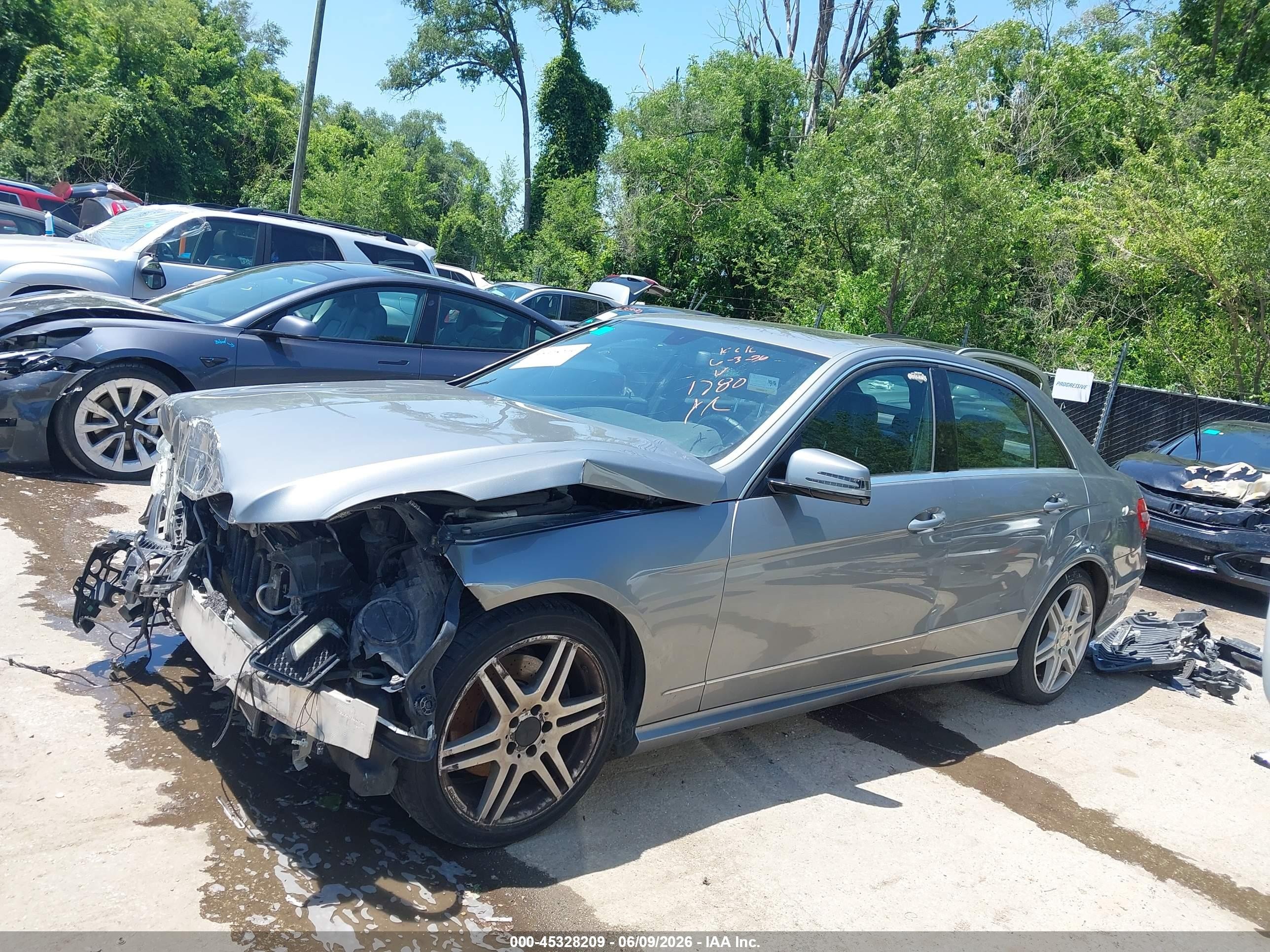 2011 Mercedes-benz E 350 4matic Silver vin: WDDHF8HB1BA291780