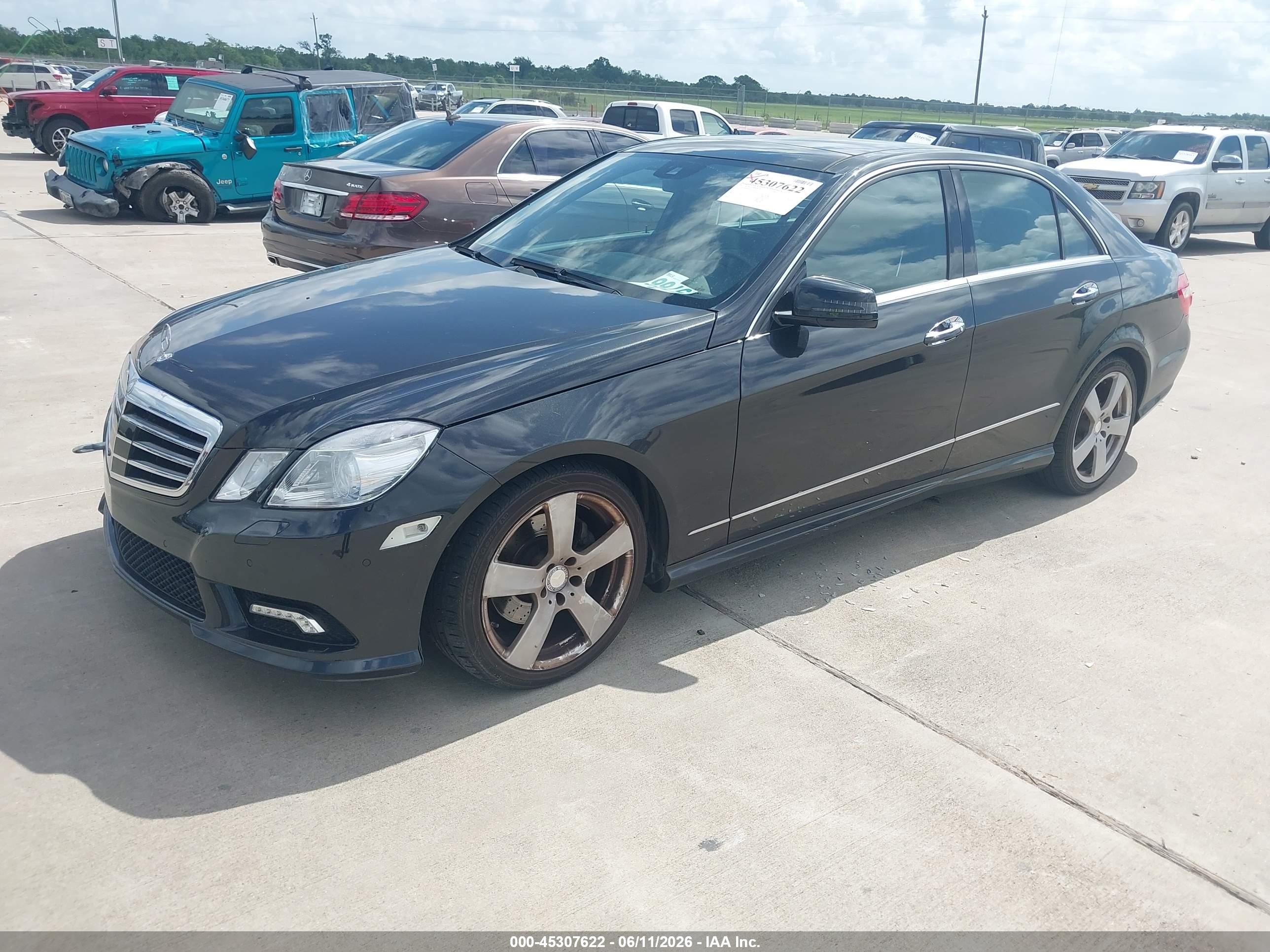 2011 Mercedes-benz E 350 4matic Black vin: WDDHF8HB1BA317696