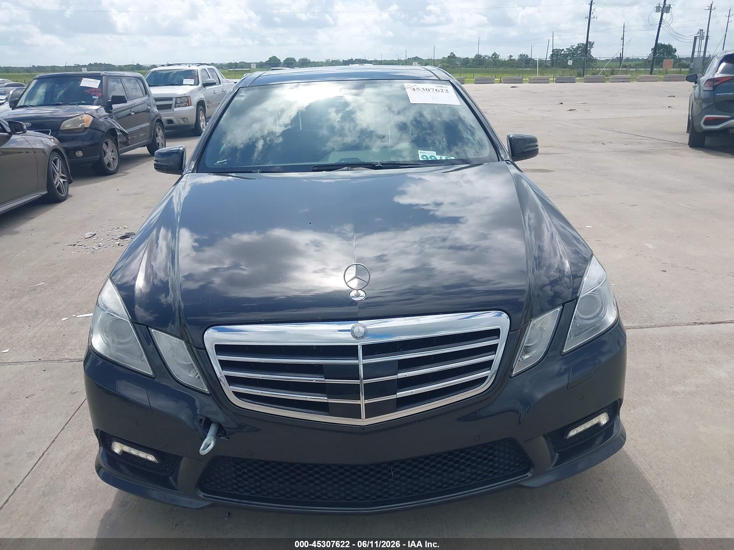 2011 Mercedes-benz E 350 4matic Black vin: WDDHF8HB1BA317696