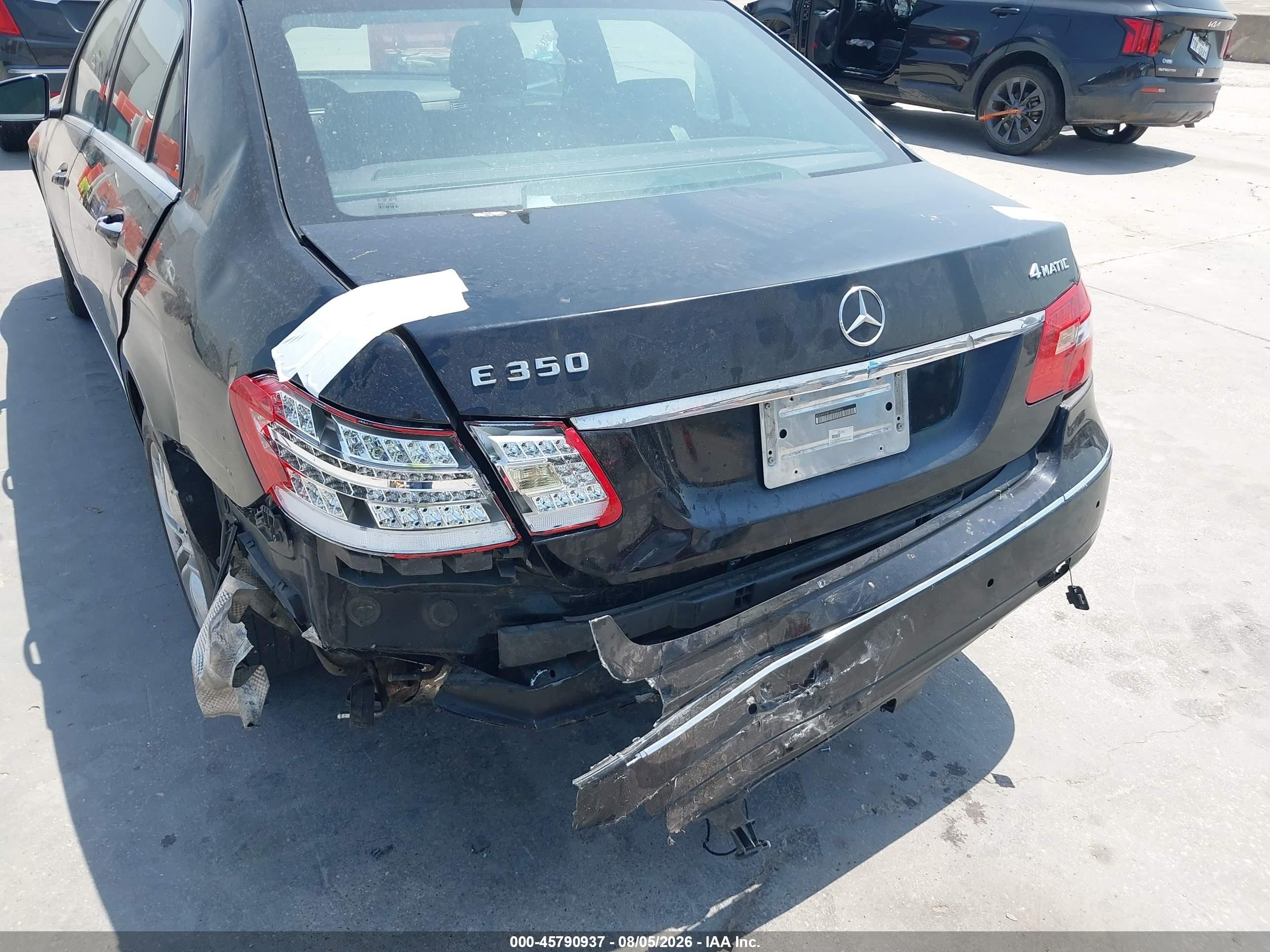 2011 Mercedes-benz E 350 4matic Black vin: WDDHF8HB1BA349841