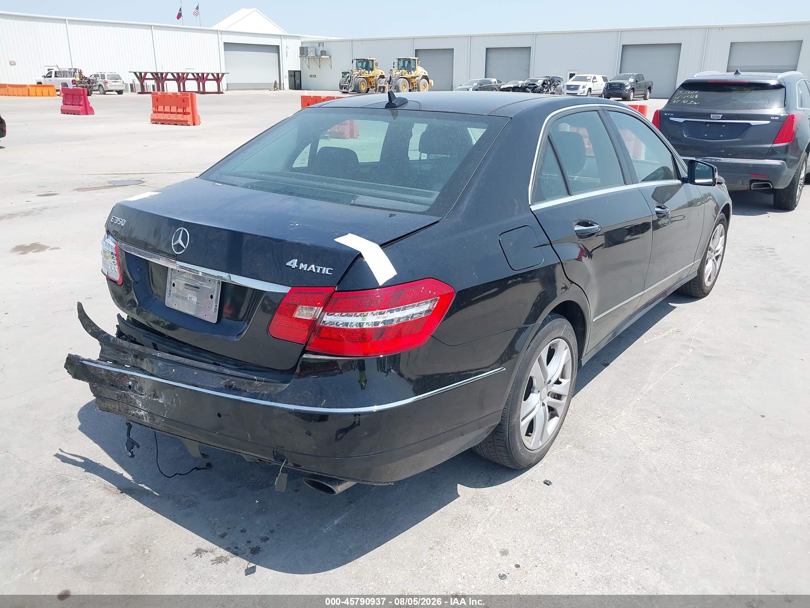 2011 Mercedes-benz E 350 4matic Black vin: WDDHF8HB1BA349841