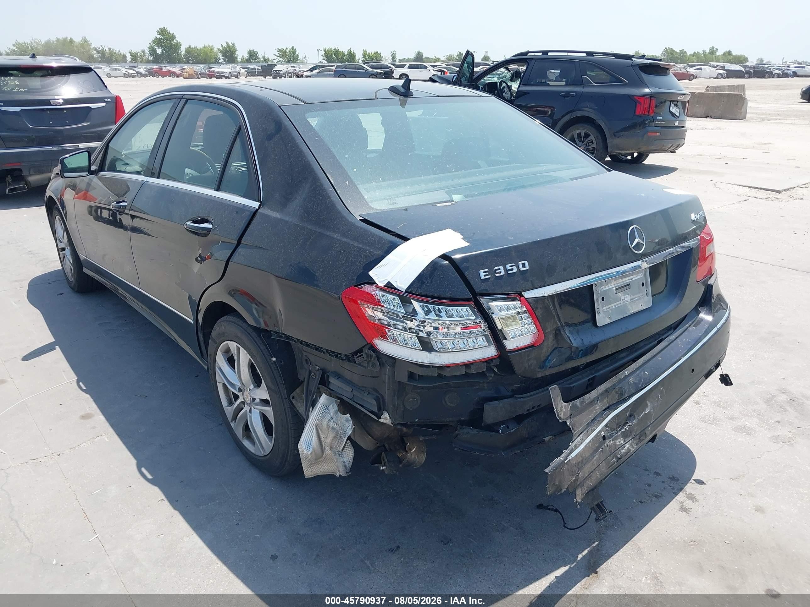 2011 Mercedes-benz E 350 4matic Black vin: WDDHF8HB1BA349841