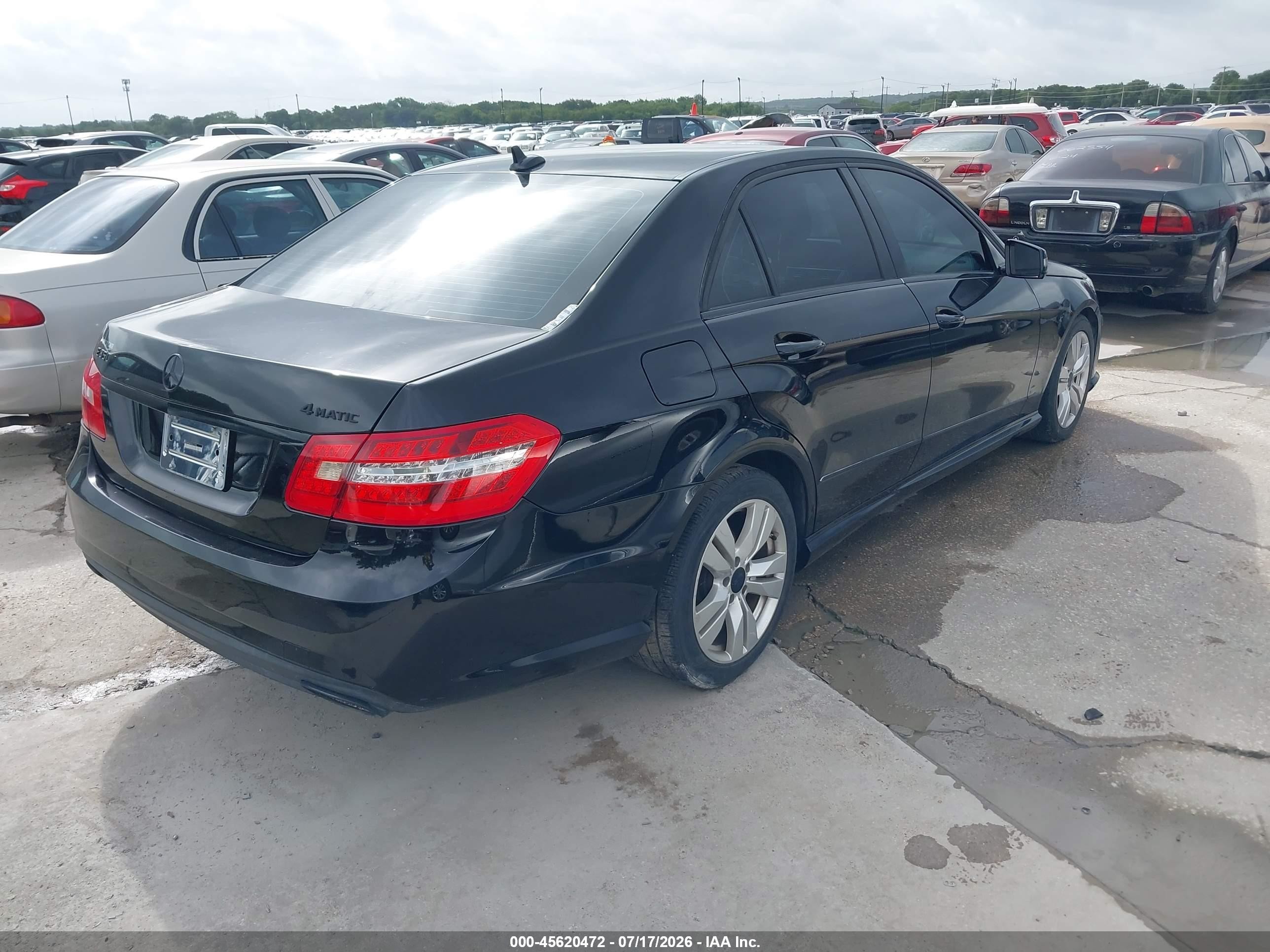 2011 Mercedes-benz E 350 4matic Black vin: WDDHF8HB1BA377638