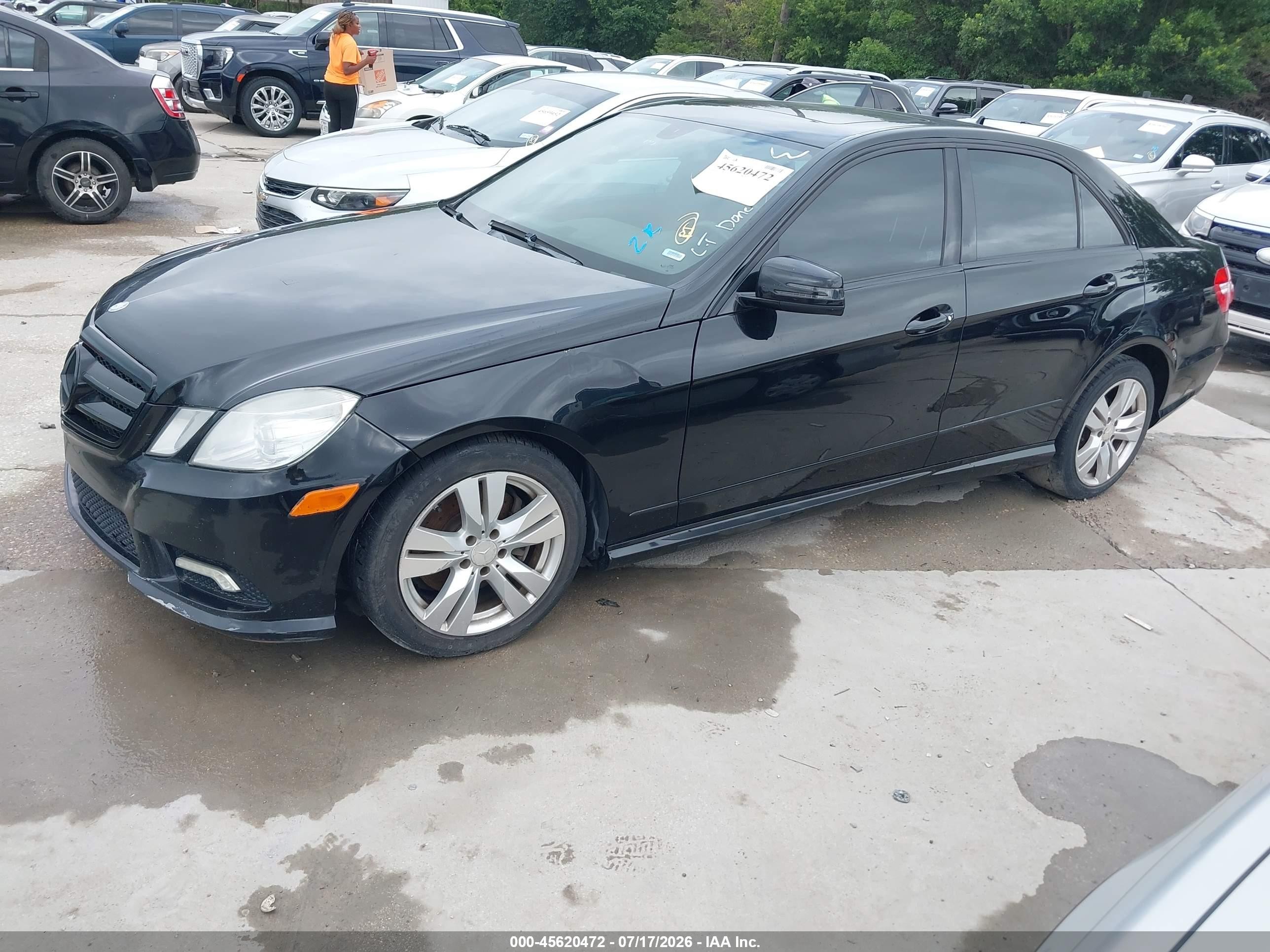 2011 Mercedes-benz E 350 4matic Black vin: WDDHF8HB1BA377638