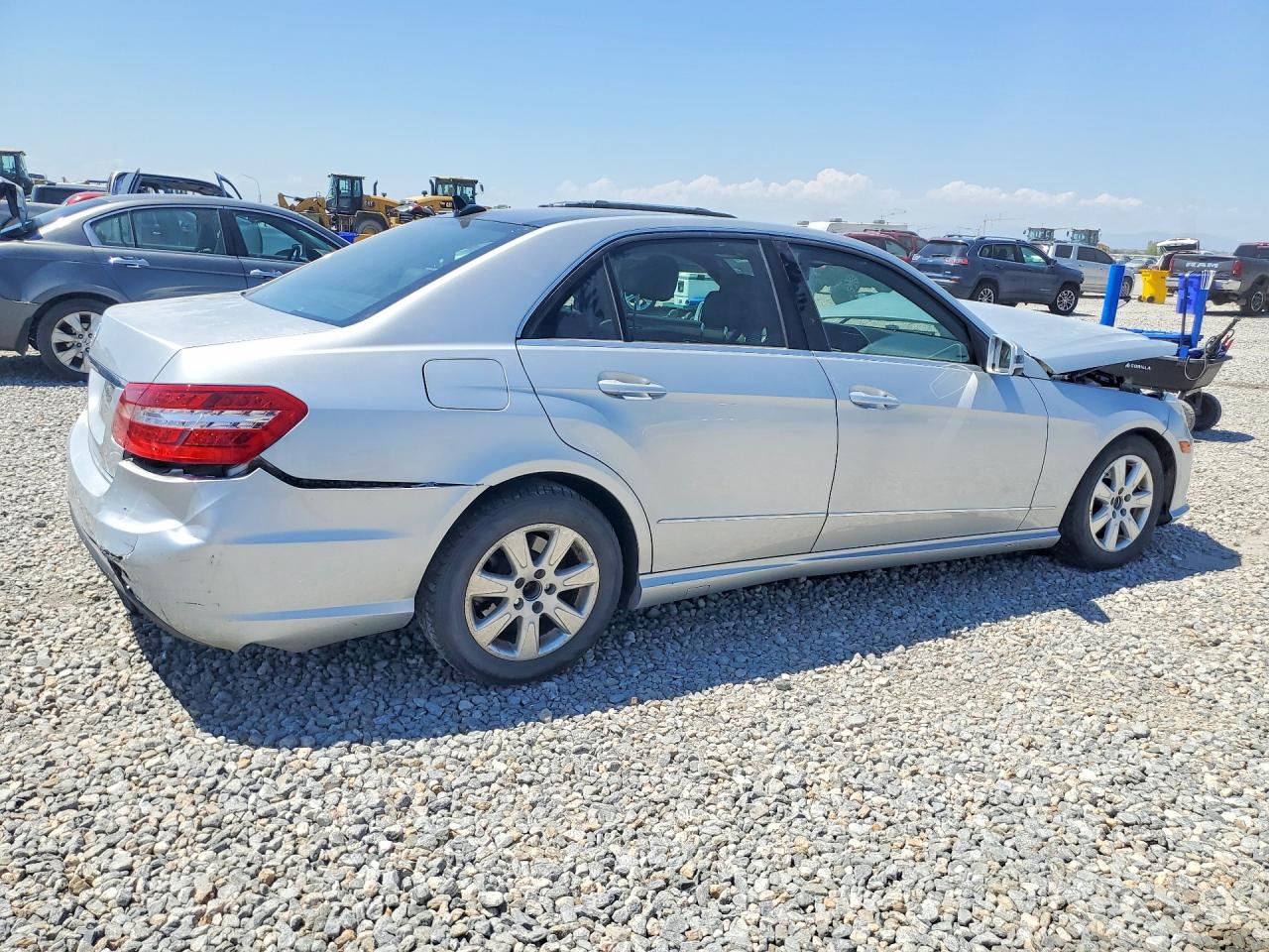 2011 Mercedes-benz E 350 4matic Silver vin: WDDHF8HB1BA392026