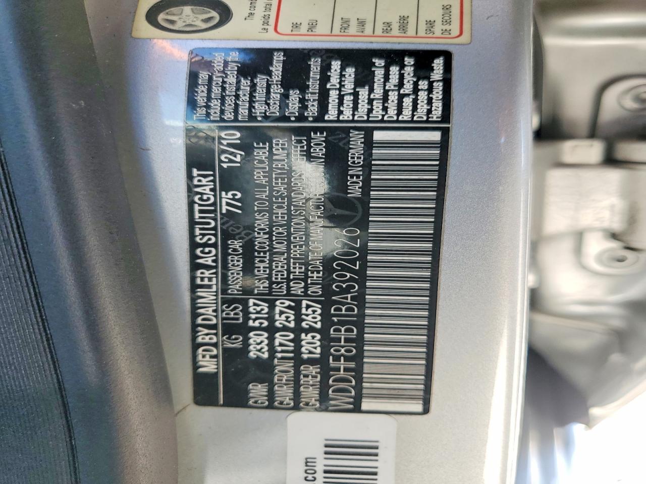 2011 Mercedes-benz E 350 4matic Silver vin: WDDHF8HB1BA392026