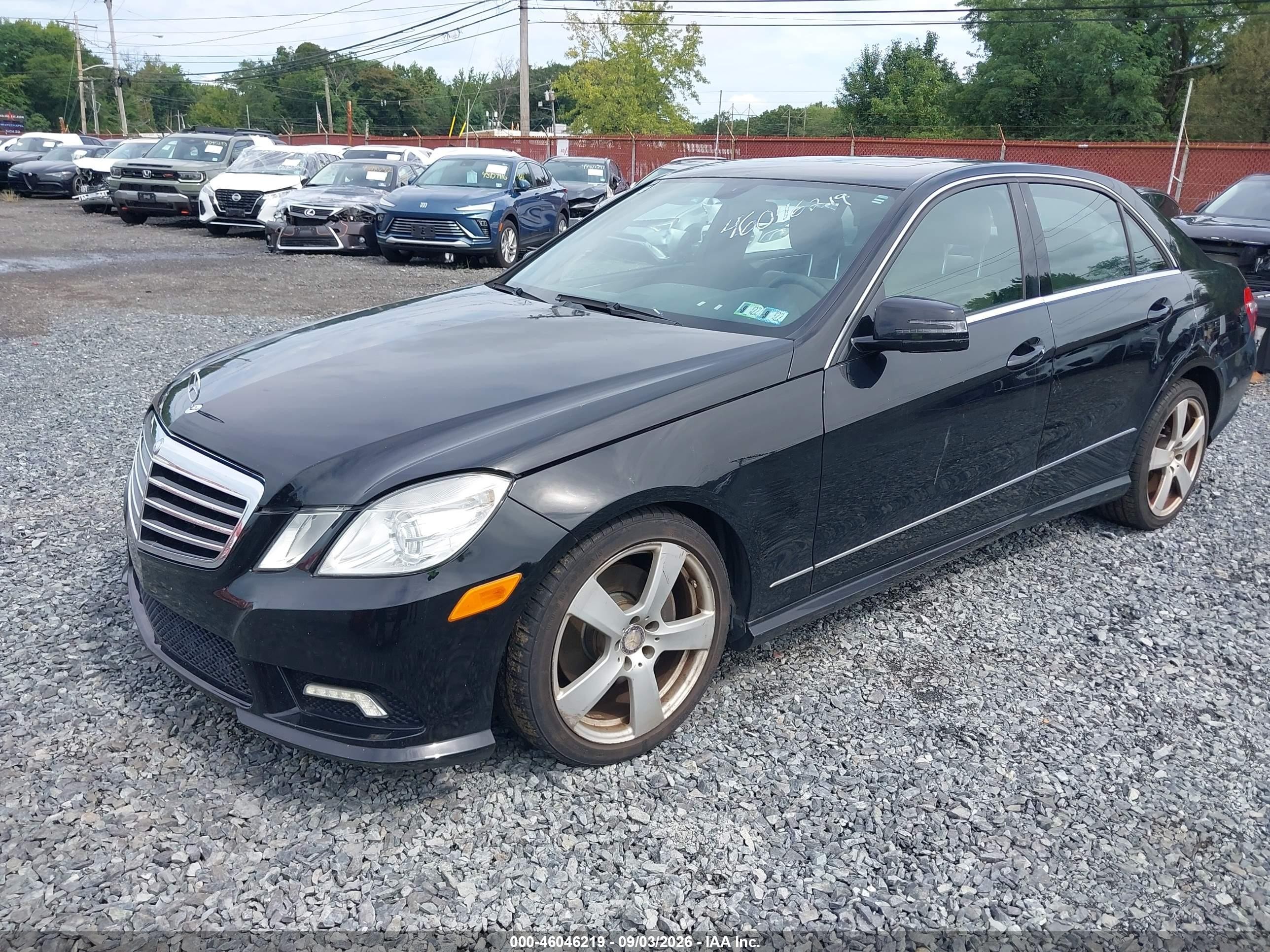 2011 Mercedes-benz E 350 4matic Black vin: WDDHF8HB1BA421542