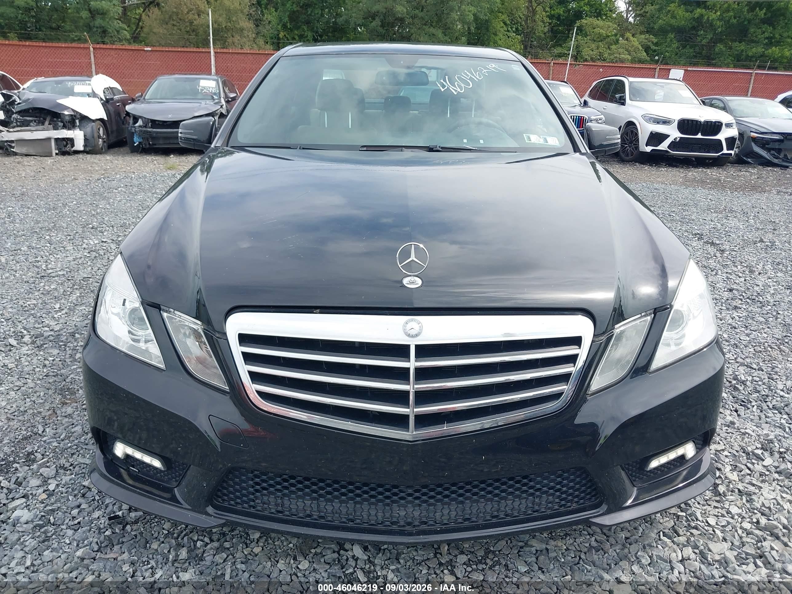 2011 Mercedes-benz E 350 4matic Black vin: WDDHF8HB1BA421542