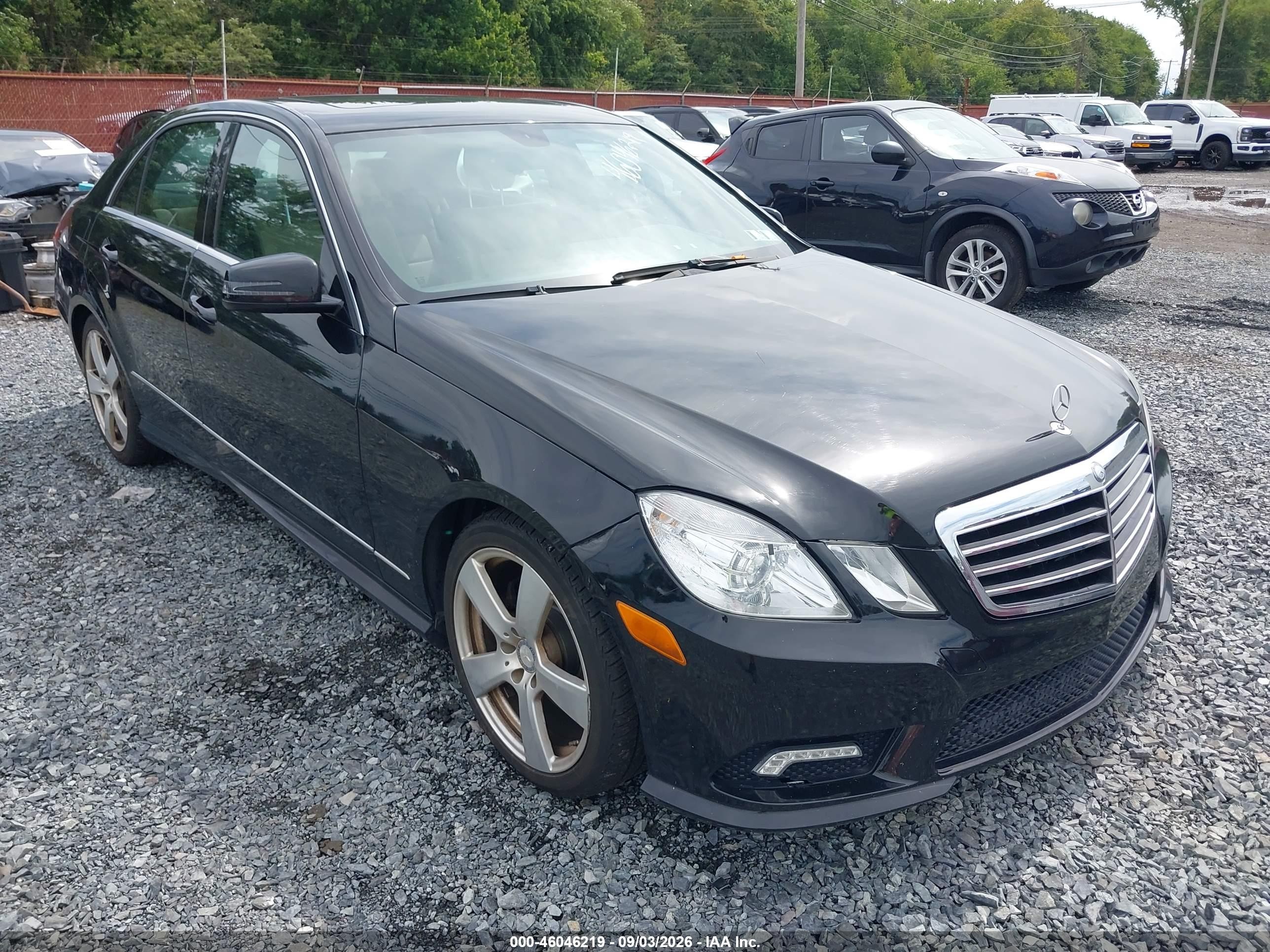 2011 Mercedes-benz E 350 4matic Black vin: WDDHF8HB1BA421542