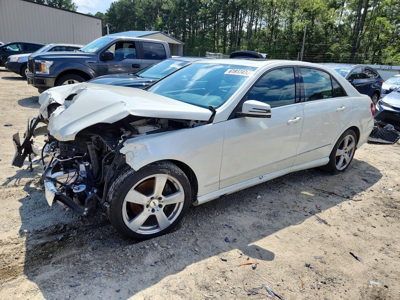 2011 Mercedes-benz E 350 4matic White vin: WDDHF8HB1BA451883