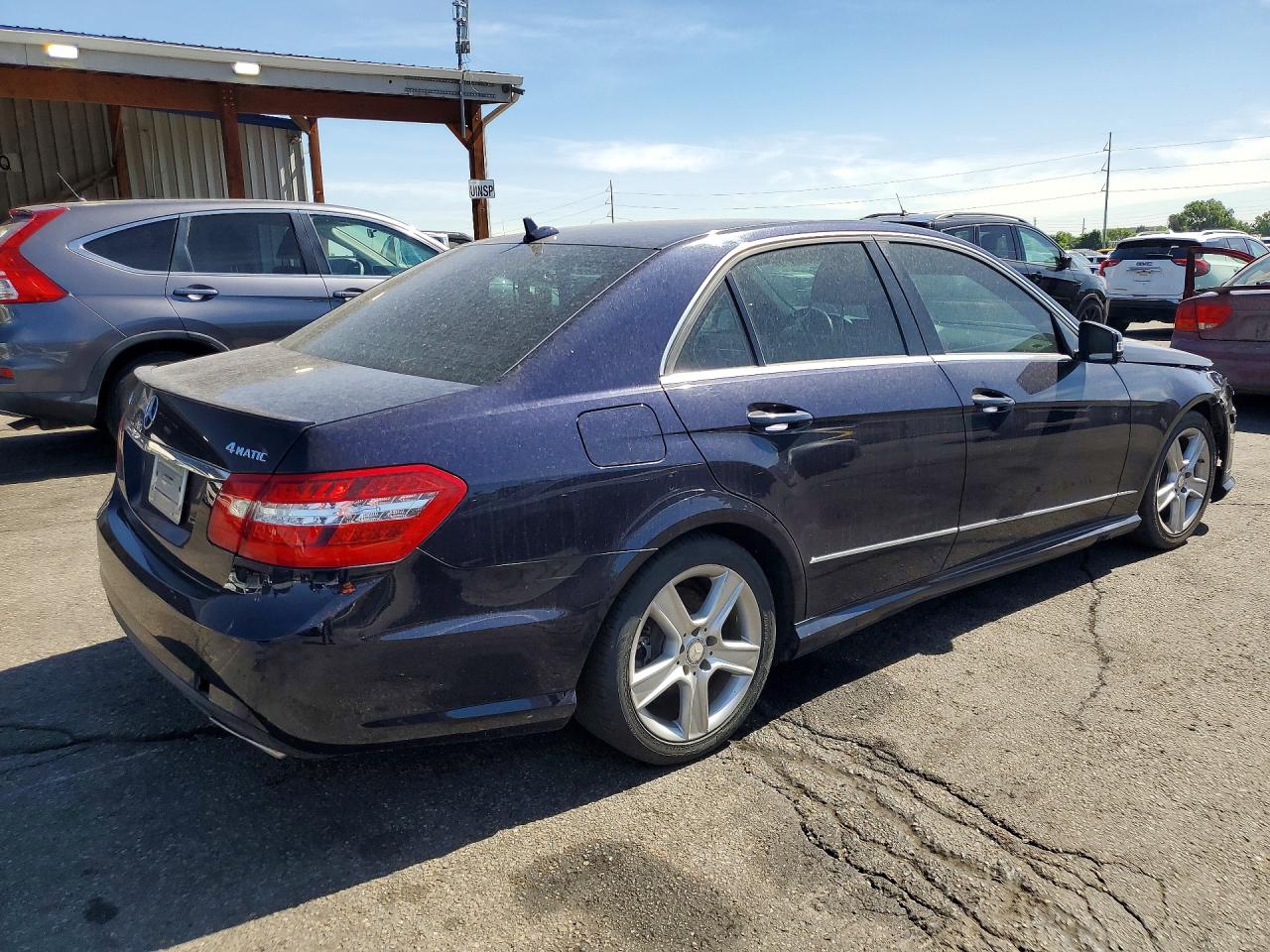 2011 Mercedes-benz E 350 4matic Синий vin: WDDHF8HB1BA486925