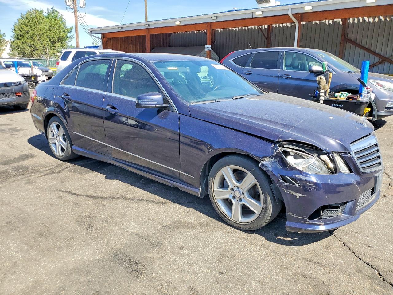2011 Mercedes-benz E 350 4matic Синий vin: WDDHF8HB1BA486925