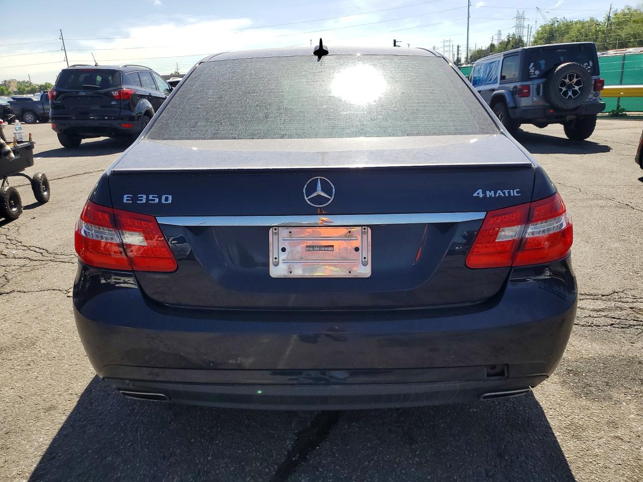 2011 Mercedes-benz E 350 4matic Синий vin: WDDHF8HB1BA486925