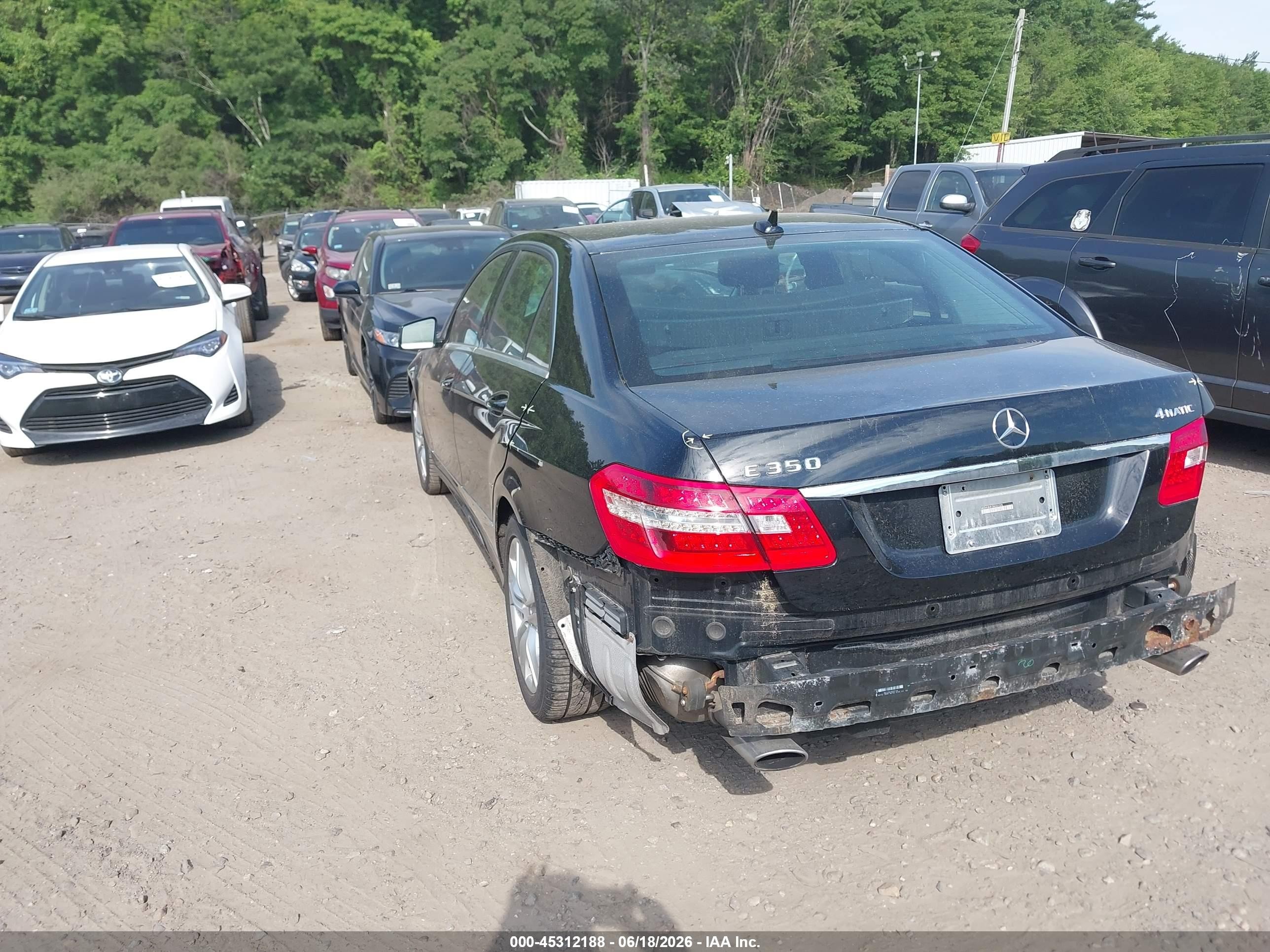 2011 Mercedes-benz E 350 4matic Black vin: WDDHF8HB1BA501326
