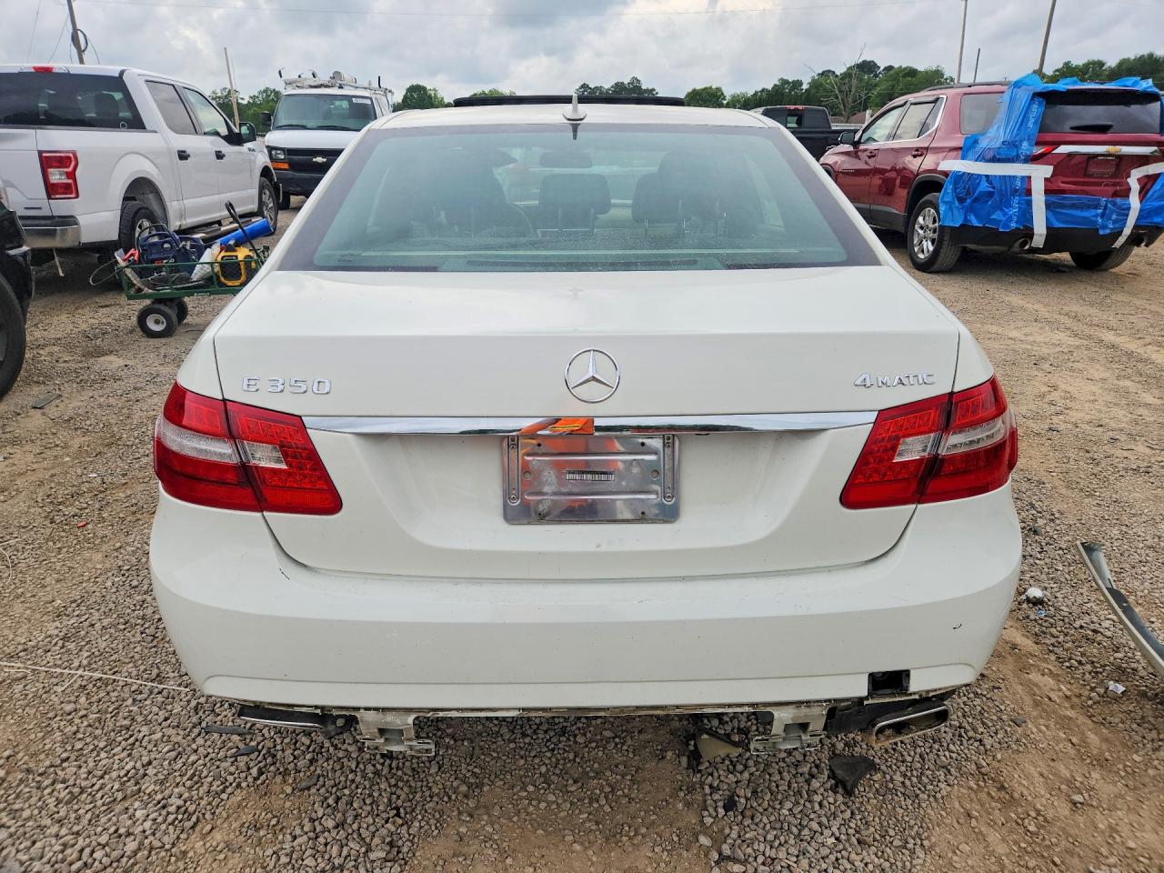 2010 Mercedes-benz E 350 4matic White vin: WDDHF8HB2AA055475