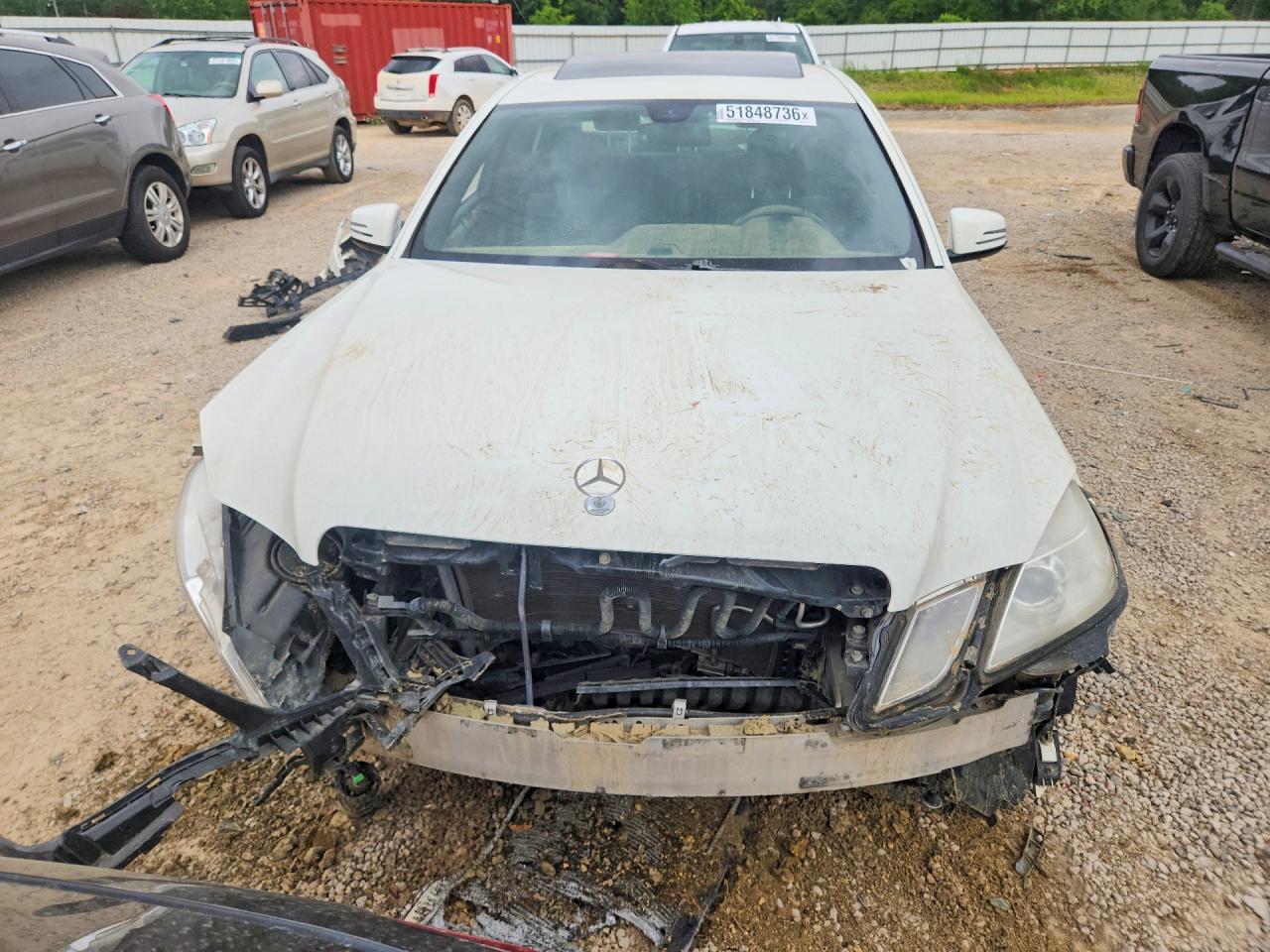 2010 Mercedes-benz E 350 4matic White vin: WDDHF8HB2AA055475