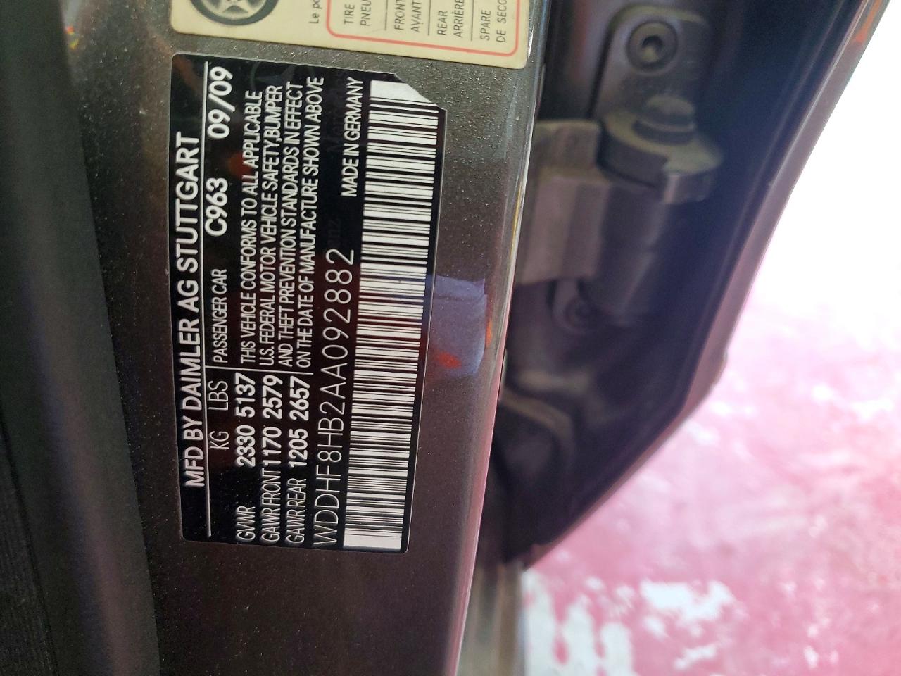 2010 Mercedes-benz E 350 4matic Gray vin: WDDHF8HB2AA092882