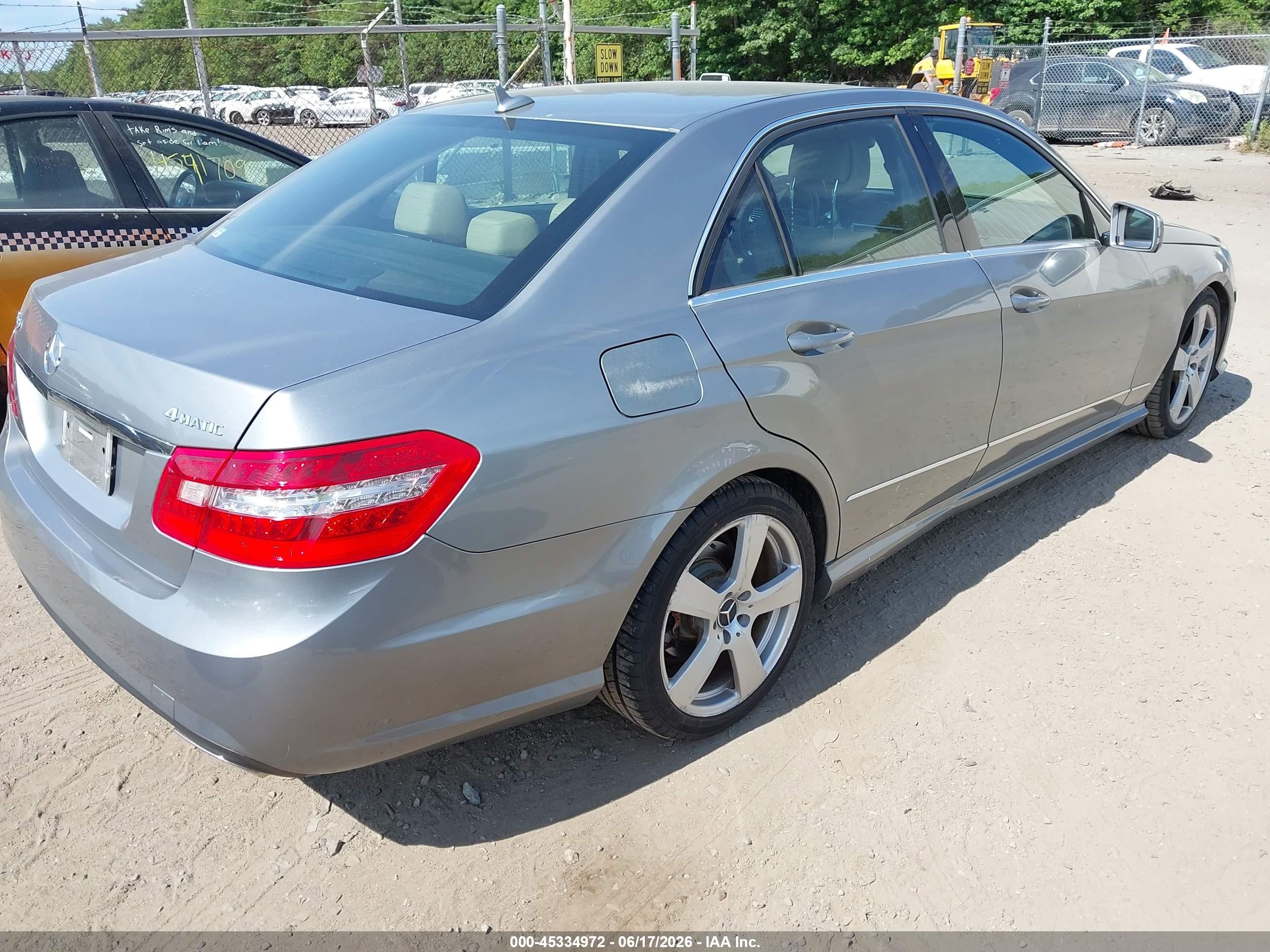 2010 Mercedes-benz E 350 4matic Gray vin: WDDHF8HB2AA139375