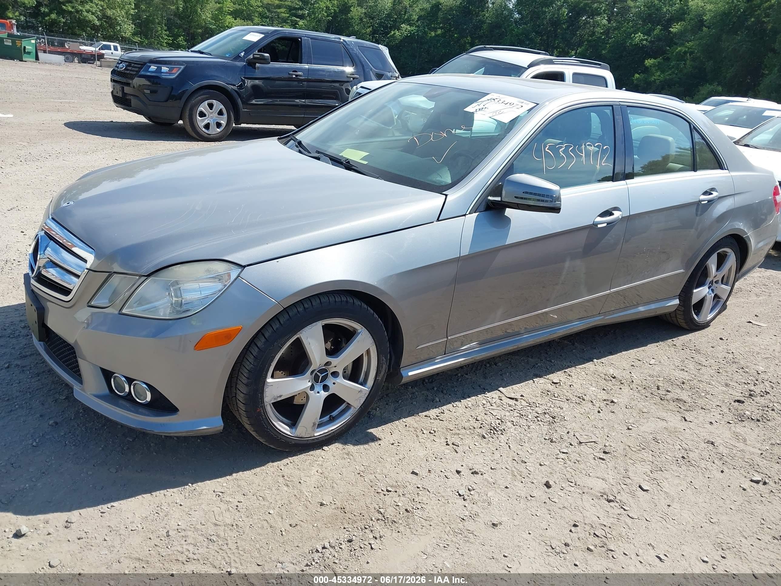 2010 Mercedes-benz E 350 4matic Gray vin: WDDHF8HB2AA139375