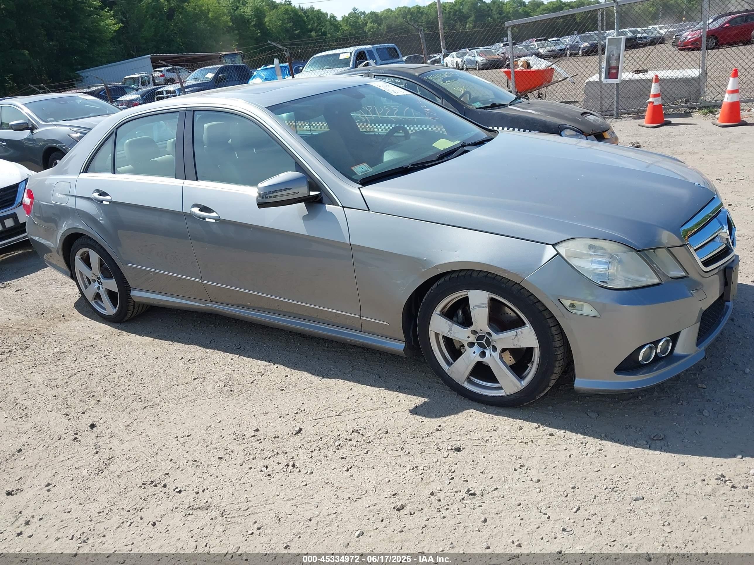 2010 Mercedes-benz E 350 4matic Gray vin: WDDHF8HB2AA139375