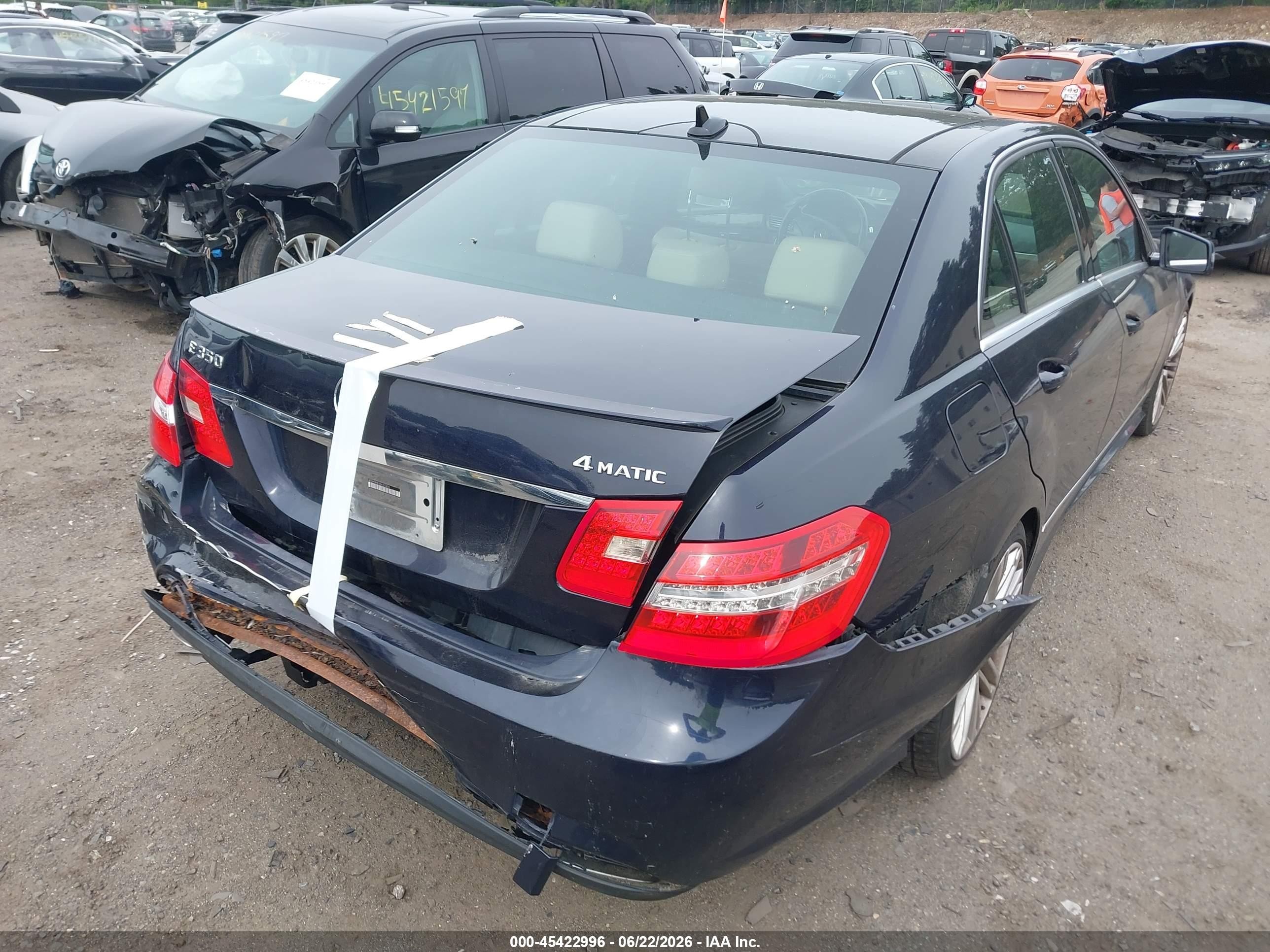 2011 Mercedes-benz E 350 4matic Черный vin: WDDHF8HB2BA355406