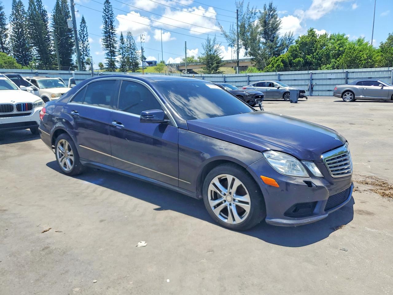 2011 Mercedes-benz E 350 4matic Blue vin: WDDHF8HB2BA355793