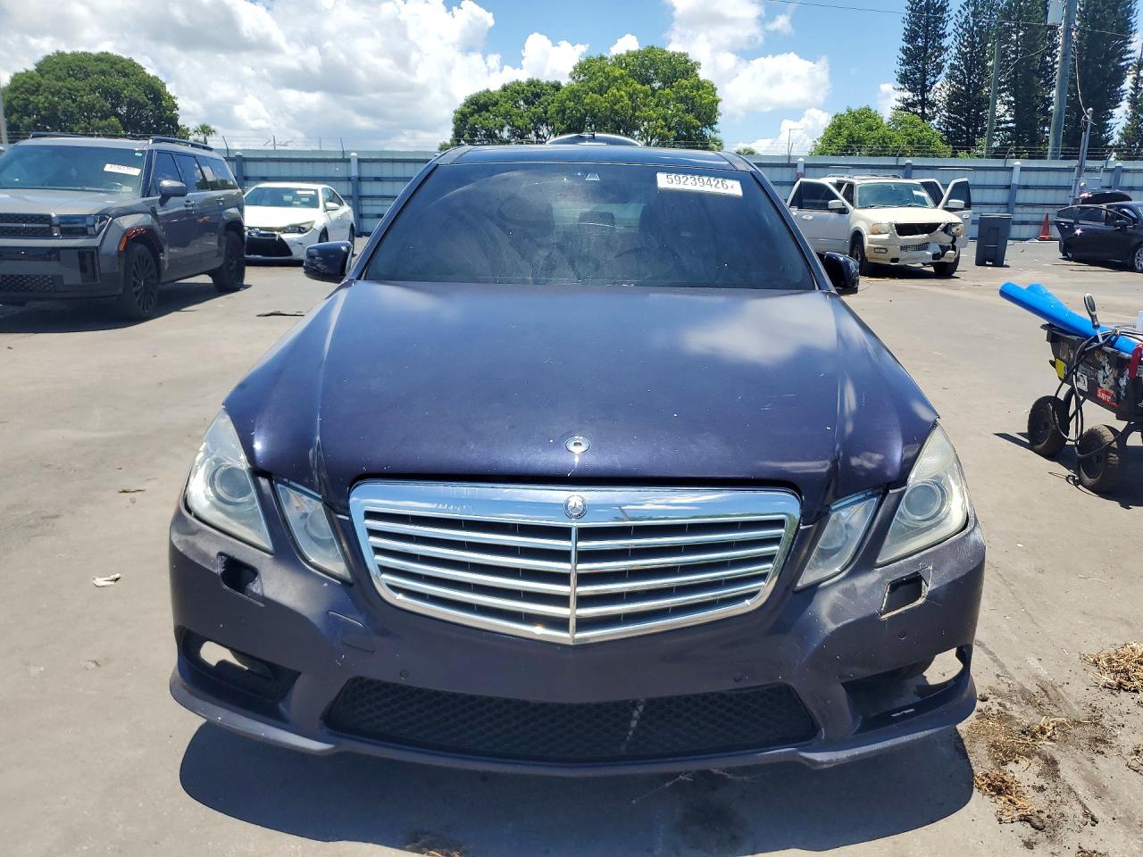 2011 Mercedes-benz E 350 4matic Blue vin: WDDHF8HB2BA355793