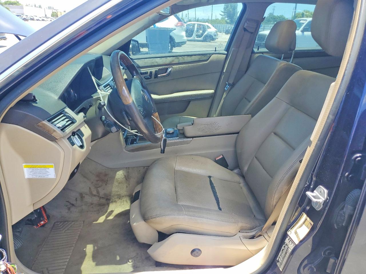 2011 Mercedes-benz E 350 4matic Blue vin: WDDHF8HB2BA355793