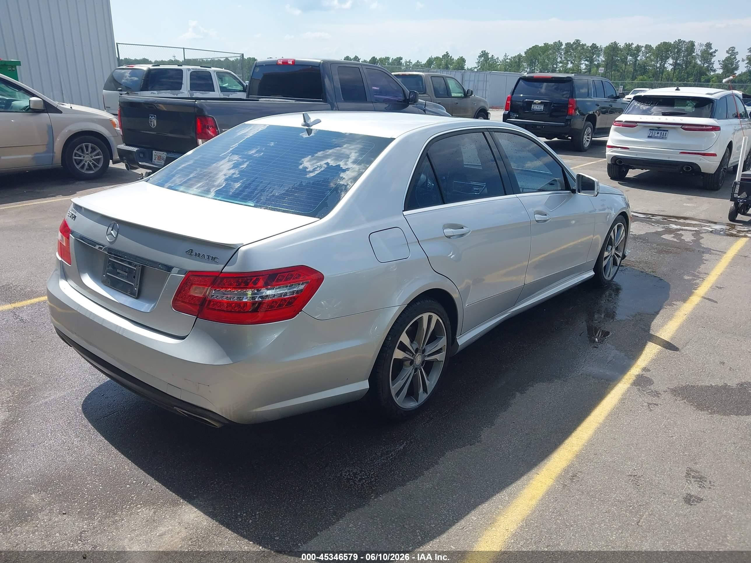 2011 Mercedes-benz E 350 4matic Silver vin: WDDHF8HB2BA430072