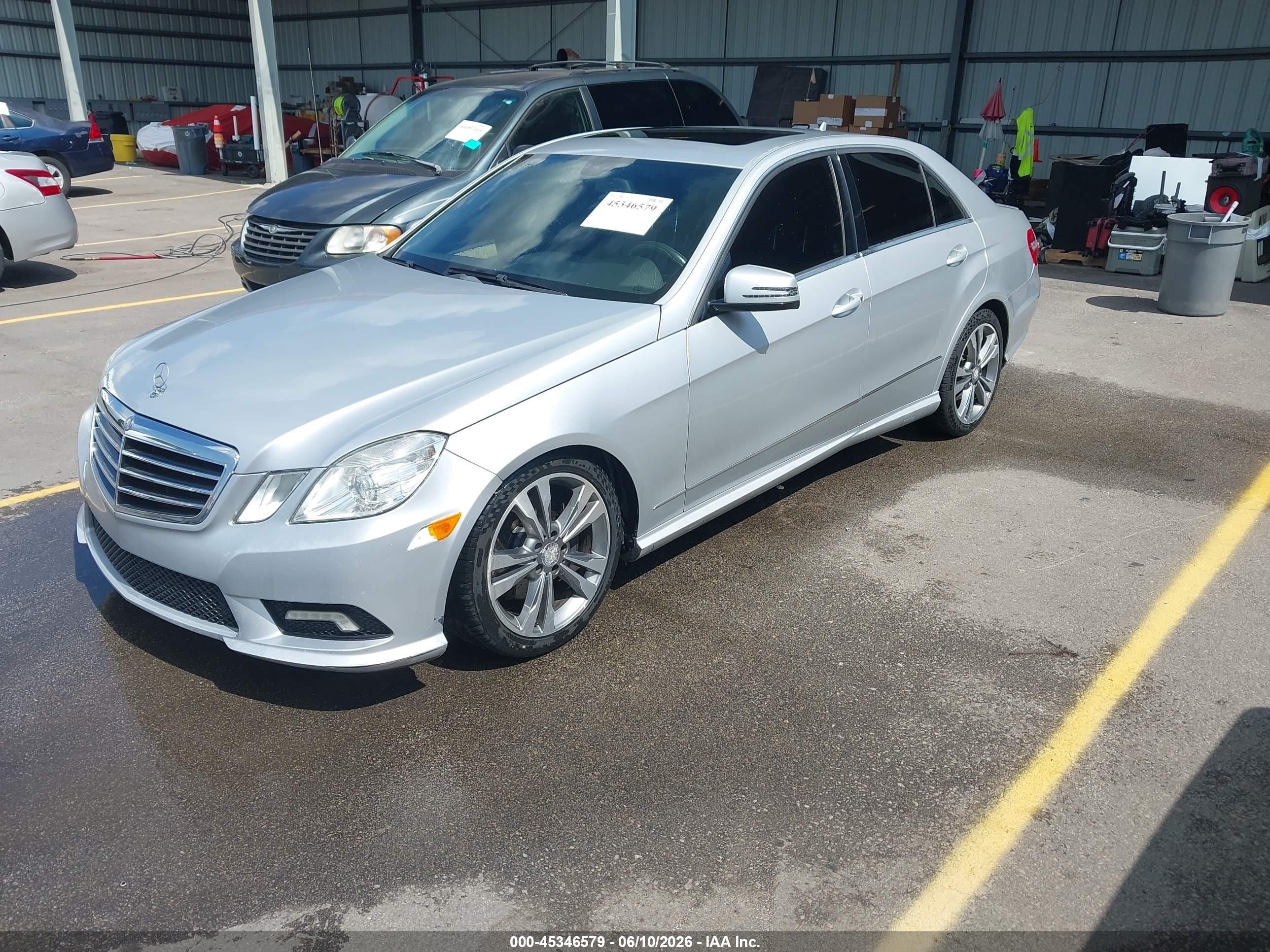 2011 Mercedes-benz E 350 4matic Silver vin: WDDHF8HB2BA430072