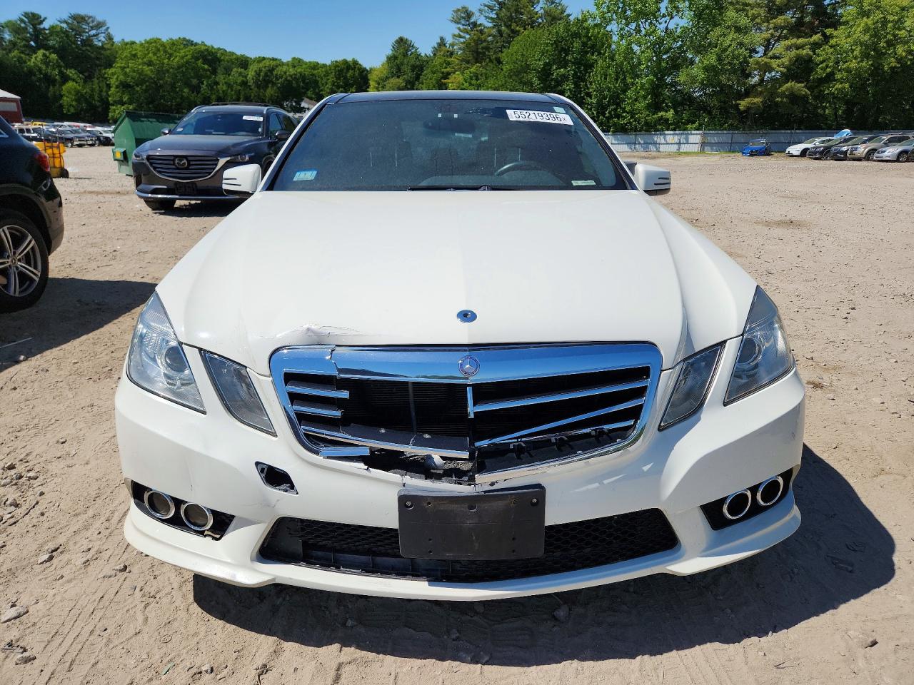 2010 Mercedes-benz E 350 4matic White vin: WDDHF8HB3AA251568