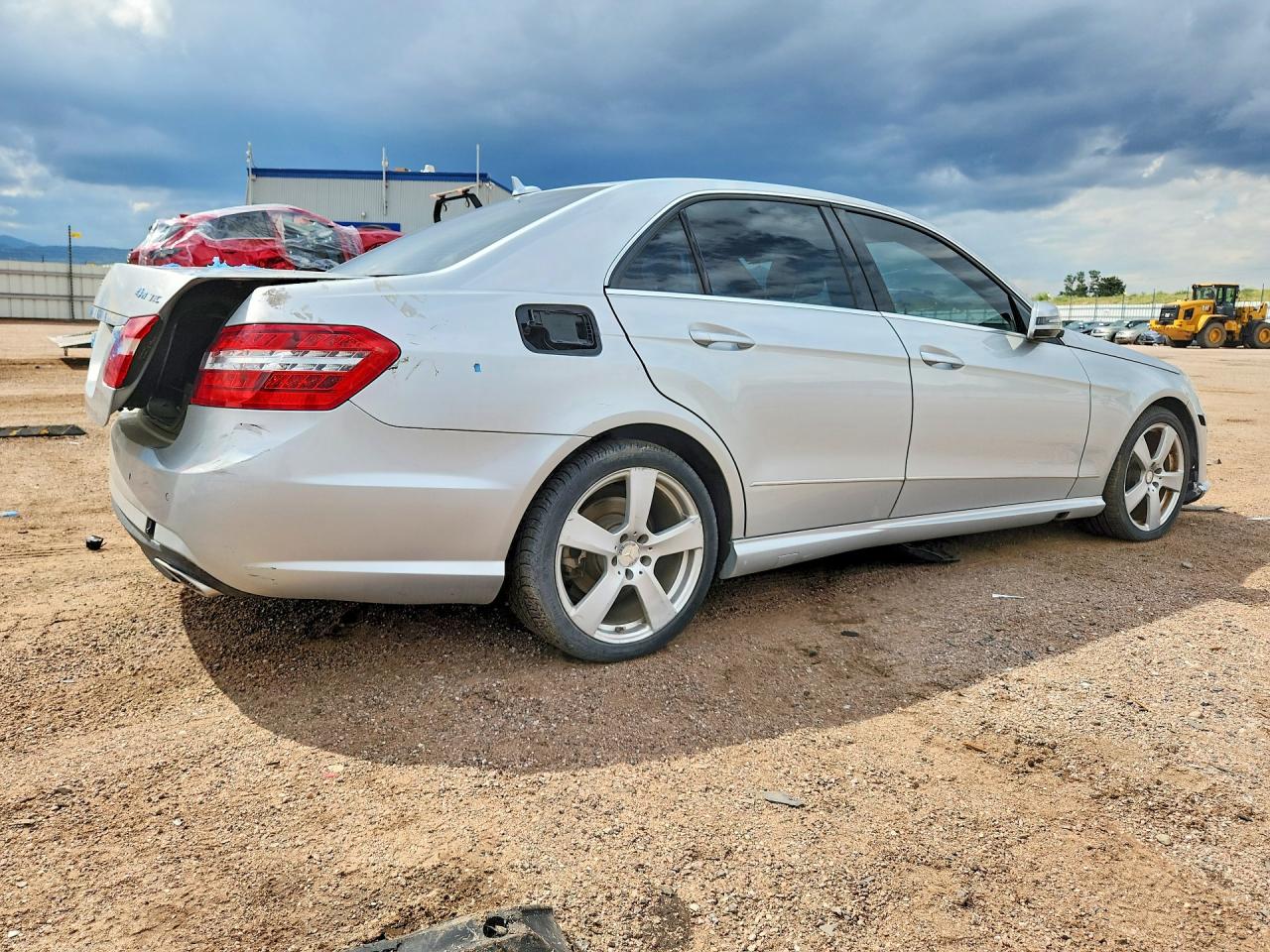 2010 Mercedes-benz E 350 4matic Silver vin: WDDHF8HB3AA252056