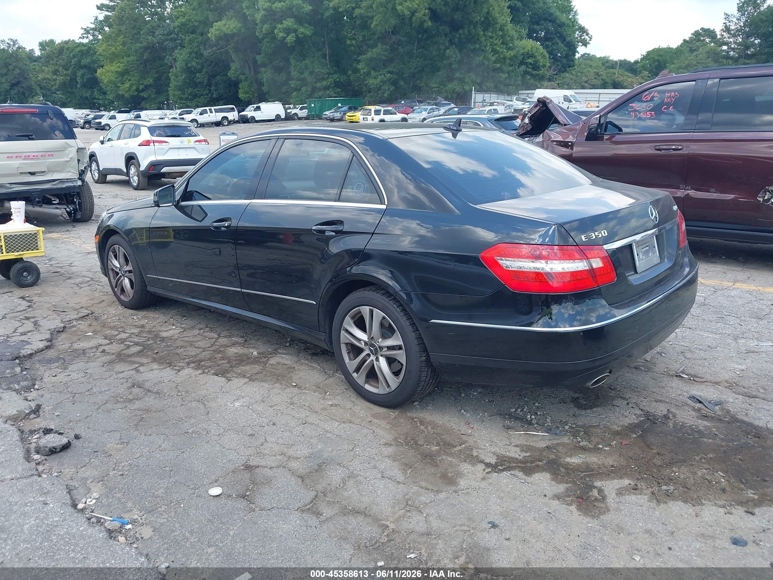 2011 Mercedes-benz E 350 4matic Black vin: WDDHF8HB3BA357276