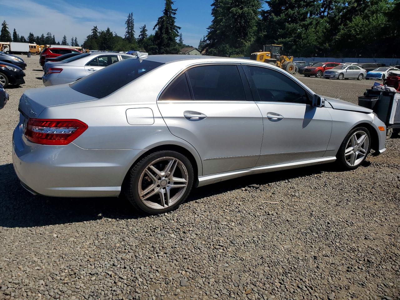 2011 Mercedes-benz E 350 4matic Silver vin: WDDHF8HB3BA359318