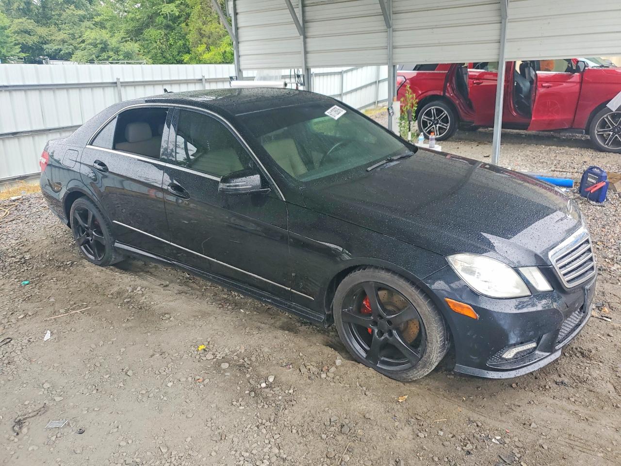 2011 Mercedes-benz E 350 4matic Черный vin: WDDHF8HB3BA375485