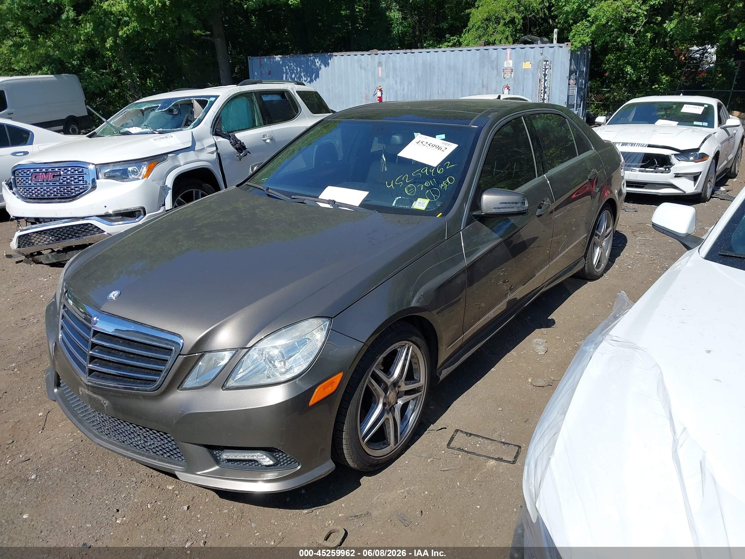 2011 Mercedes-benz E 350 4matic Pewter vin: WDDHF8HB3BA398328